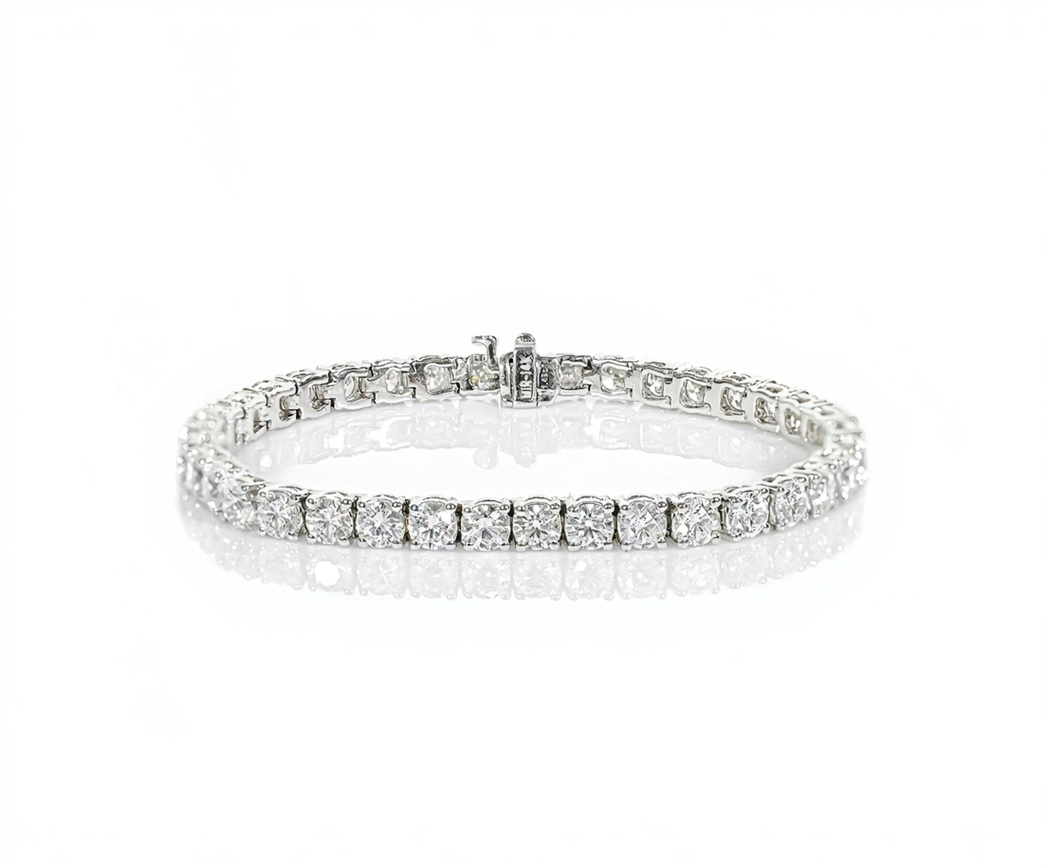 14k Classic Tennis Bracelet Round Diamonds 30PT - 12.0ct - Mr. Alex Jewelry