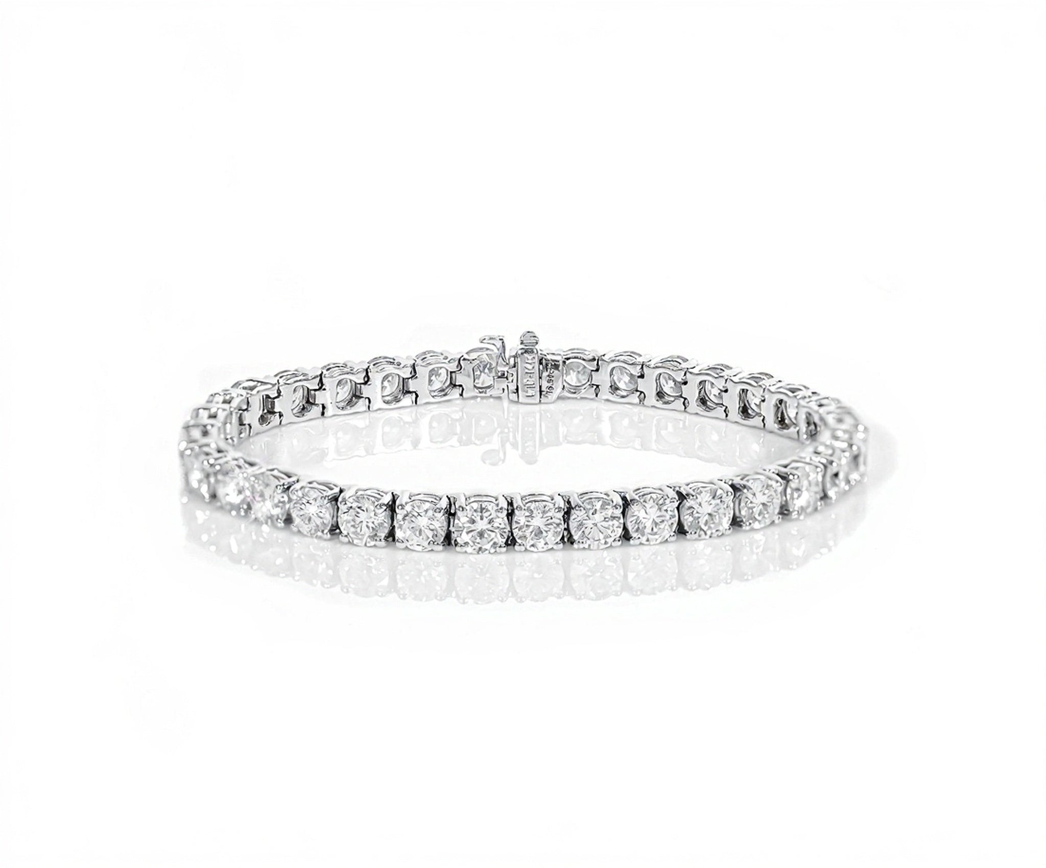 14k Classic Tennis Bracelet Round Diamonds 50PT - 17.0ct - Mr. Alex Jewelry