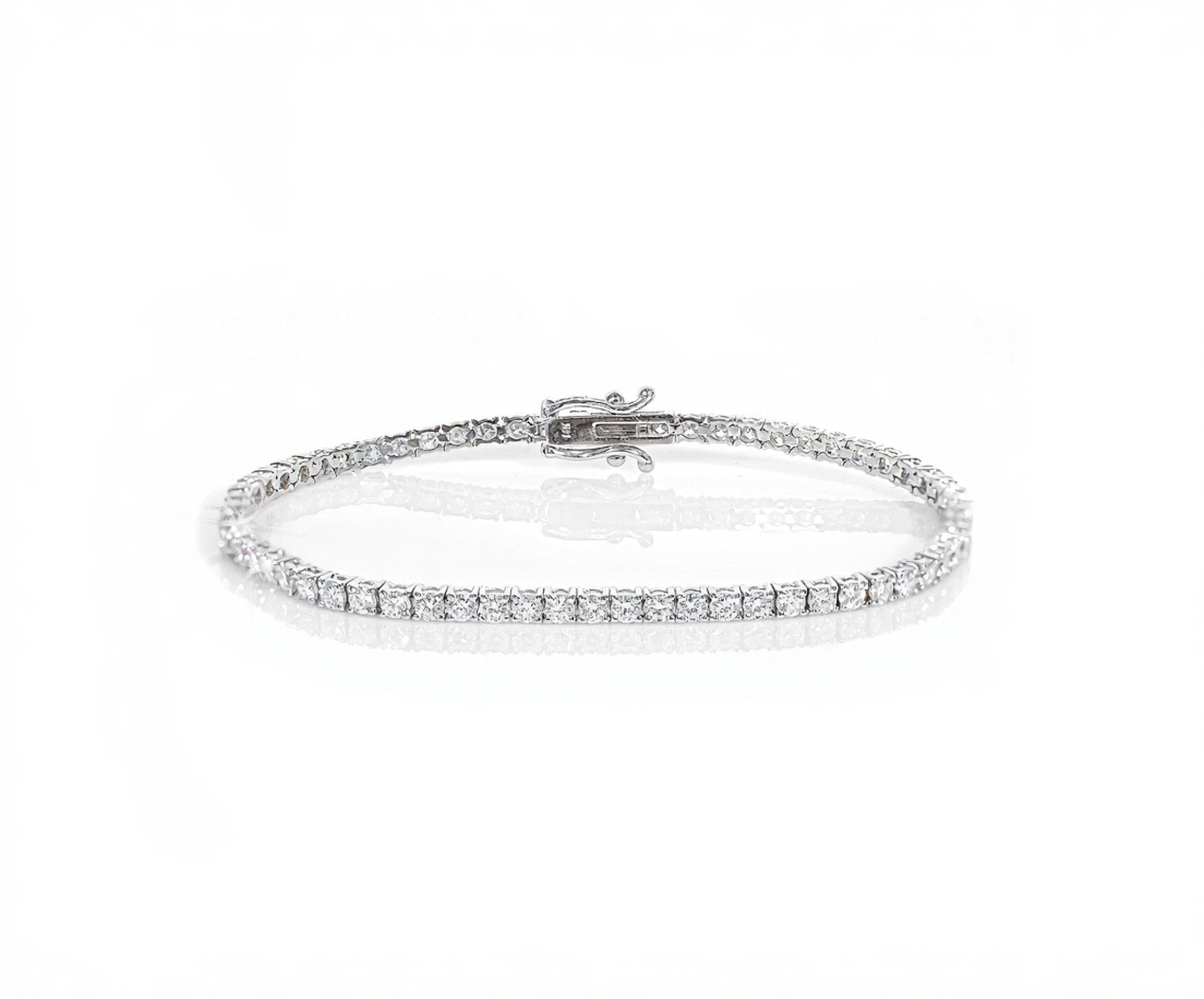 14k Classic Tennis Bracelet Round Diamonds 5PT - 4.0ct - Mr. Alex Jewelry
