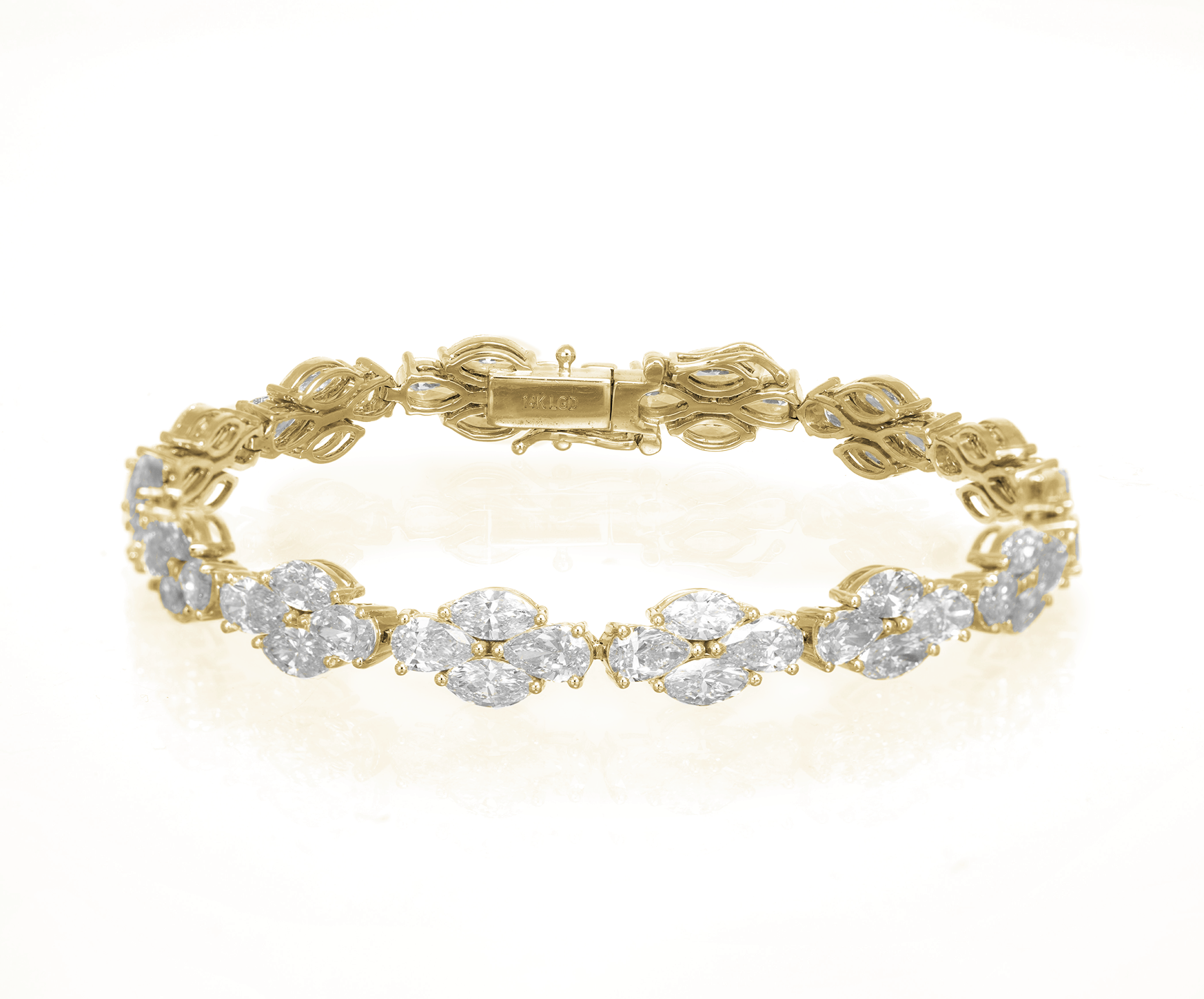 14K MODY SHAPE WITH ELEGANT DIAMOND ACCENT 14.27CT - Mr. Alex Jewelry