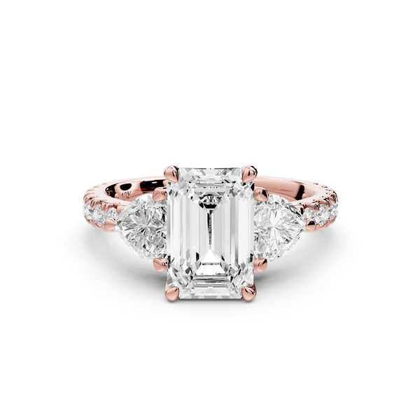 Lily - 2ct Engagement Ring 14k rose gold