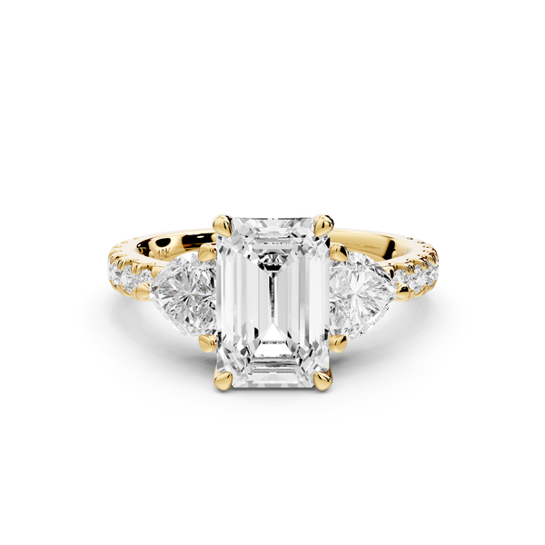 Lily - 2ct Engagement Ring 14k yellow gold