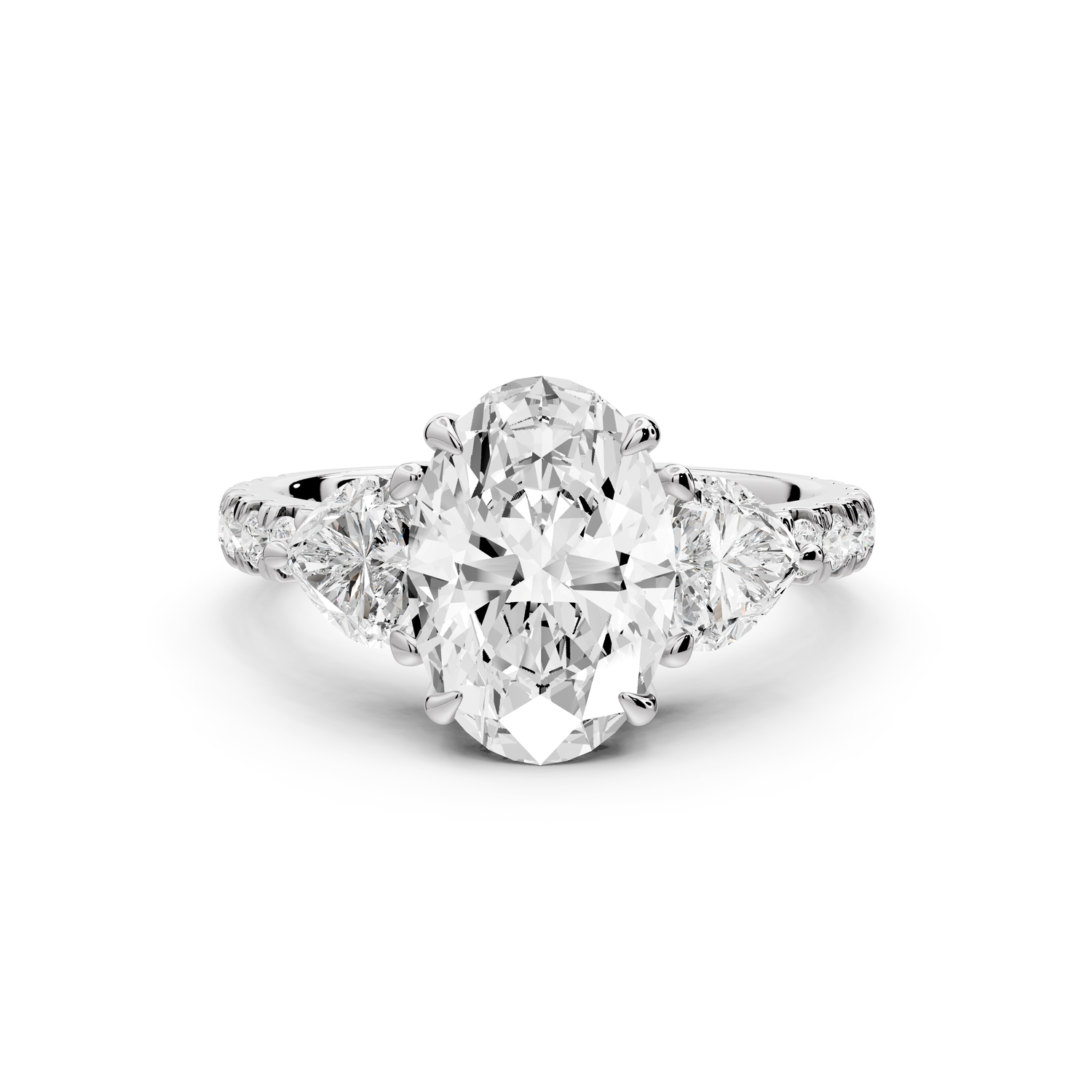 Lily - 2ct Engagement Ring 14k white gold