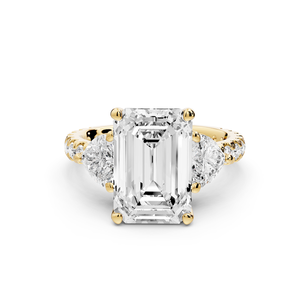 Lily - 3ct Engagement Ring 14k yellow gold