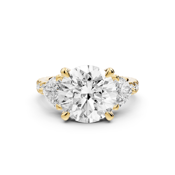 Lily - 3ct Engagement Ring 14k yellow gold
