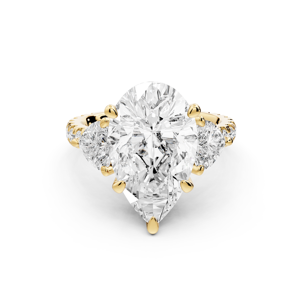 Lily - 5ct Engagement Ring 14k yellow gold