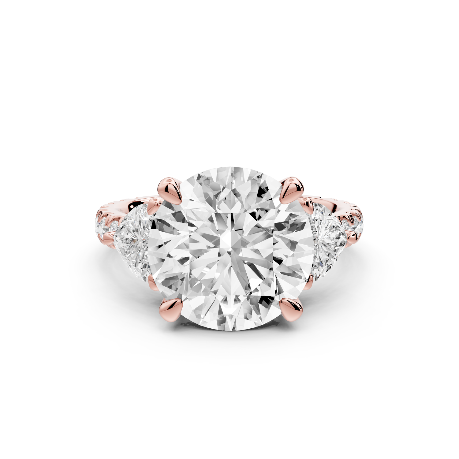 Lily - 5ct Engagement Ring 14k rose gold