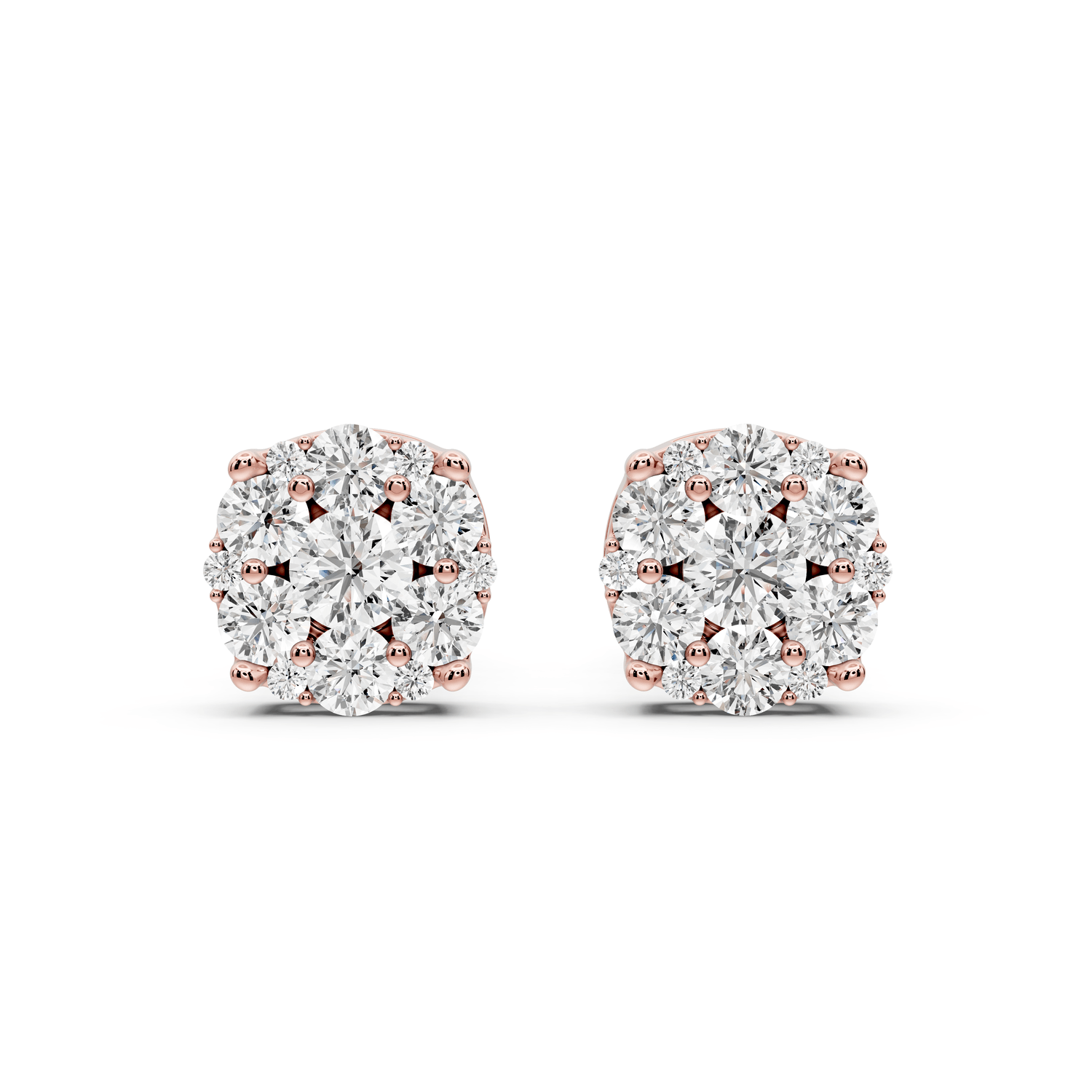 Aria Earrings Rose Gold - Mr. Alex Jewelry