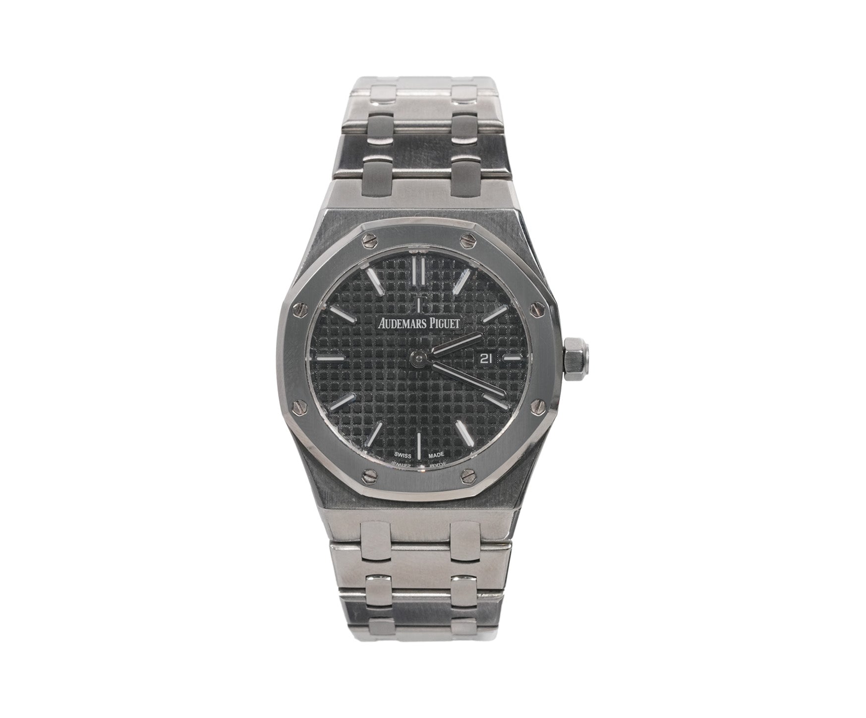 Audemars Piguet Royal Oak 33mm Stainless Steel Black Dial Ref:67650ST - Mr. Alex Jewelry