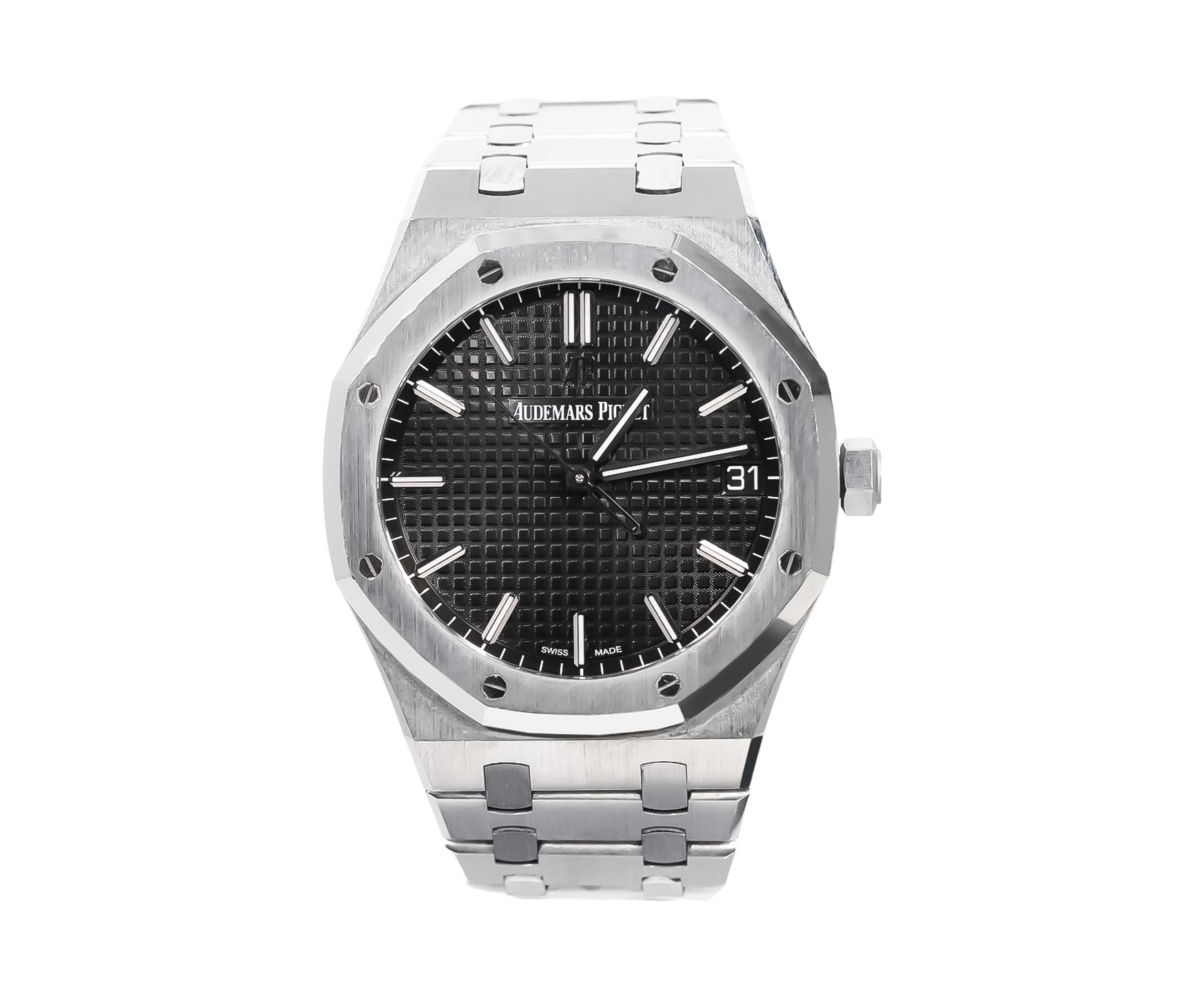 Audemars Piguet Royal Oak Selfwinding 41mm Stainless Steel Black Dial Ref:15500 - Mr. Alex Jewelry