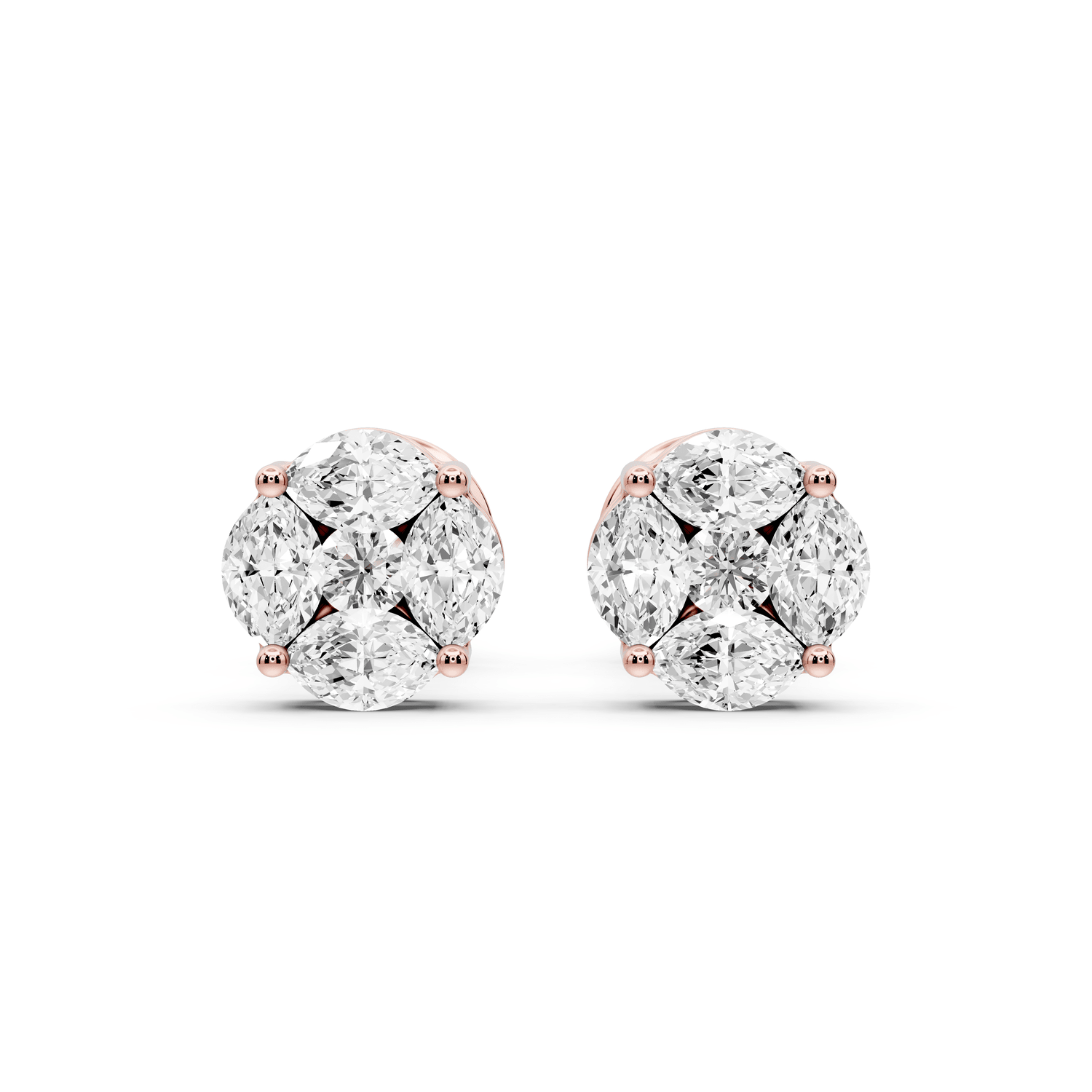 Brooke Earrings Rose Gold - Mr. Alex Jewelry