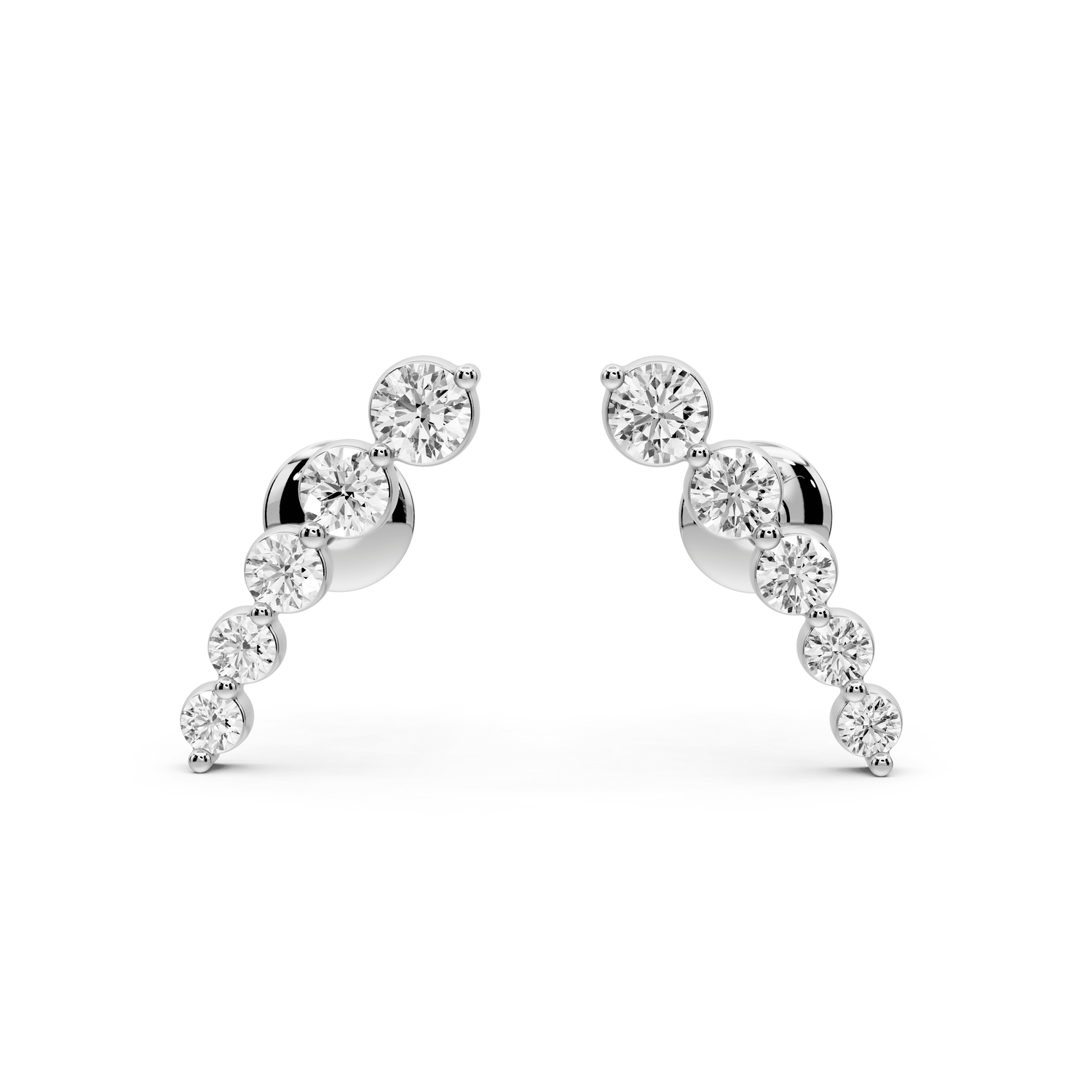 Daphne Earrings White Gold - Mr. Alex Jewelry