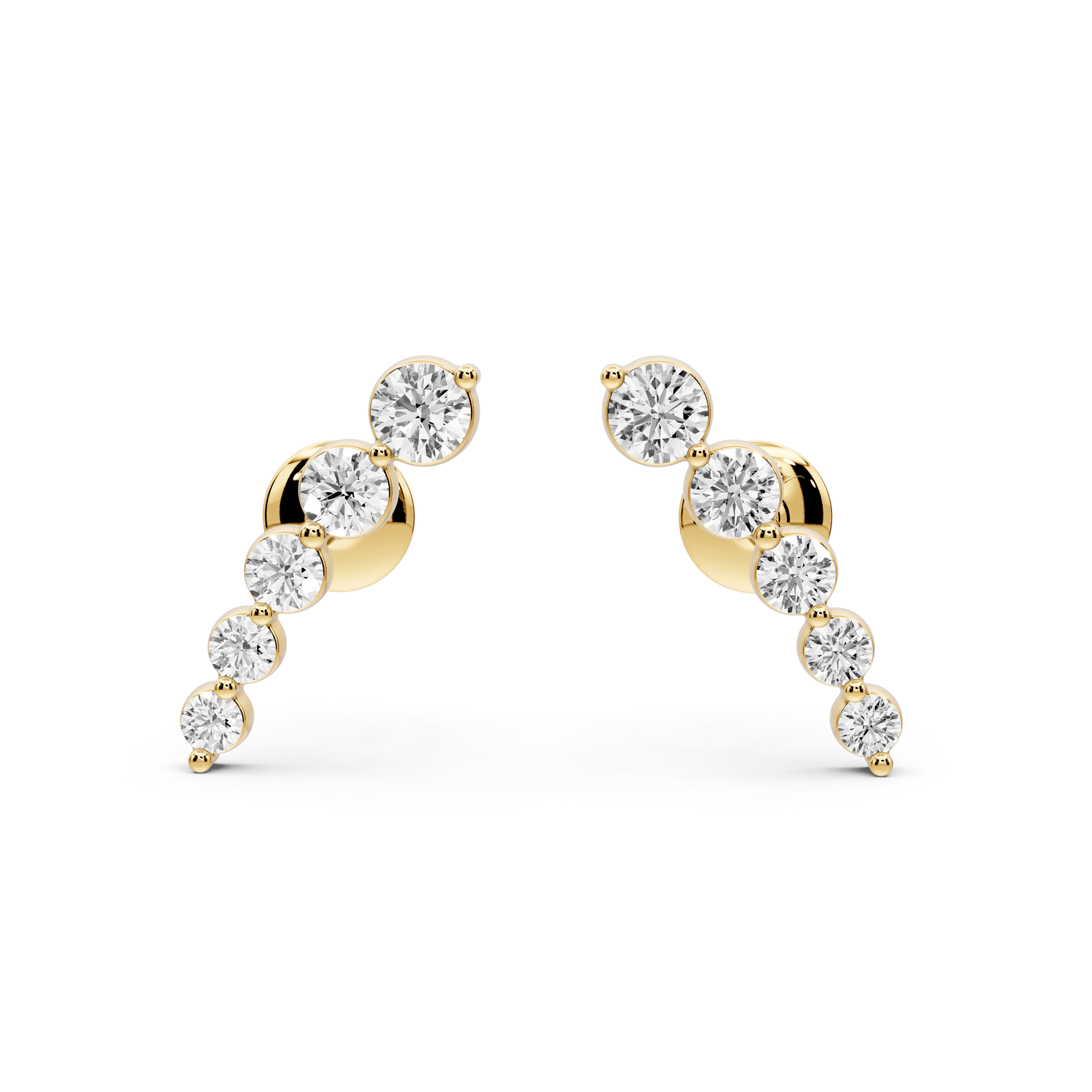 Daphne Earrings Yellow Gold - Mr. Alex Jewelry