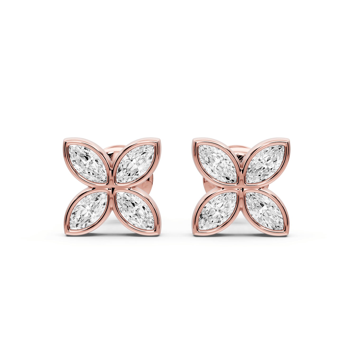 Elle Earrings Rose Gold - Mr. Alex Jewelry