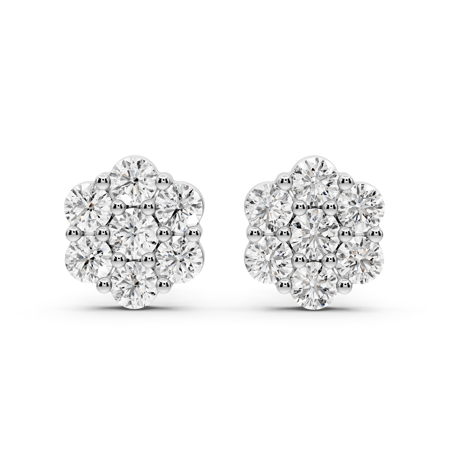 Eva Earrings White Gold - Mr. Alex Jewelry