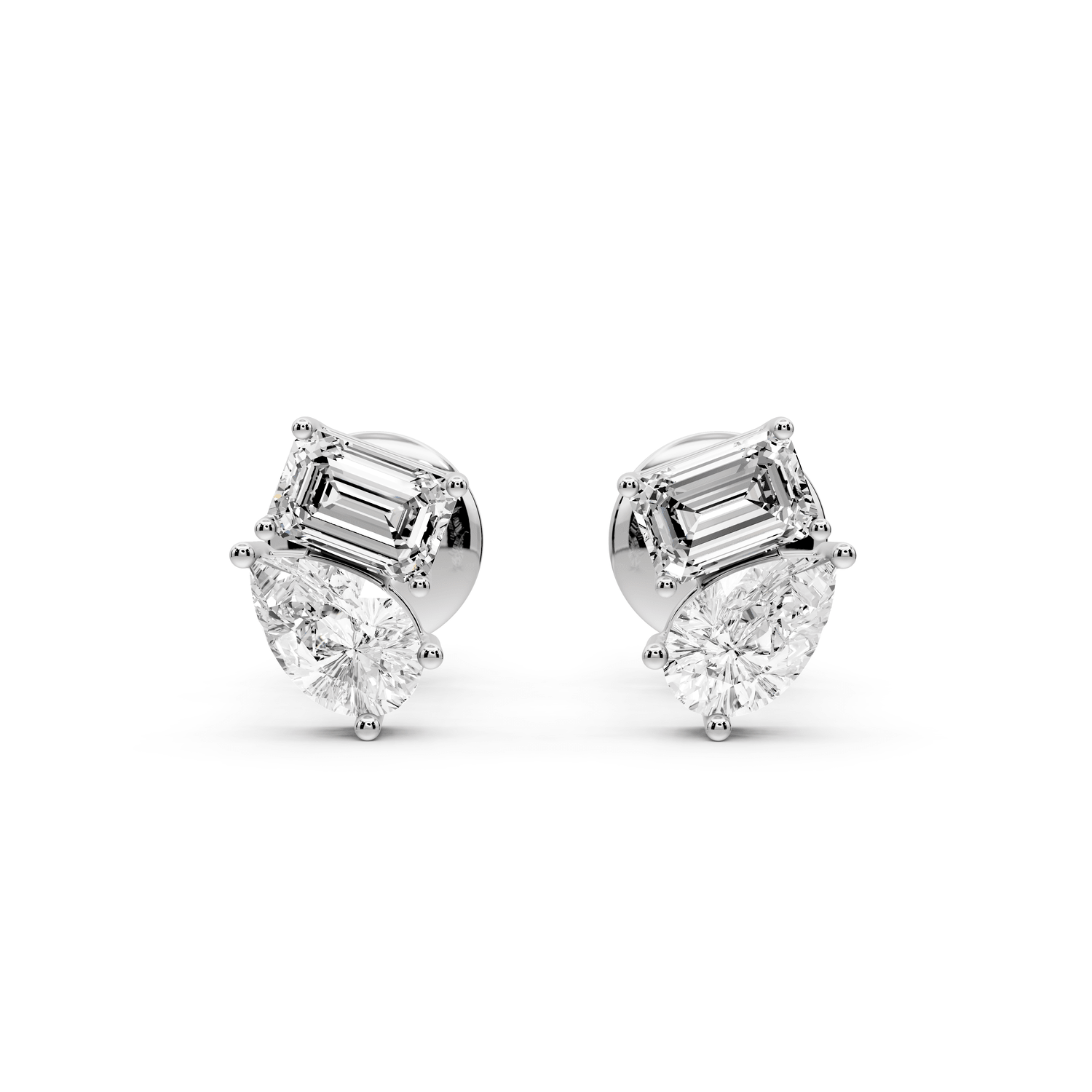 Gia Earrings White Gold - Mr. Alex Jewelry