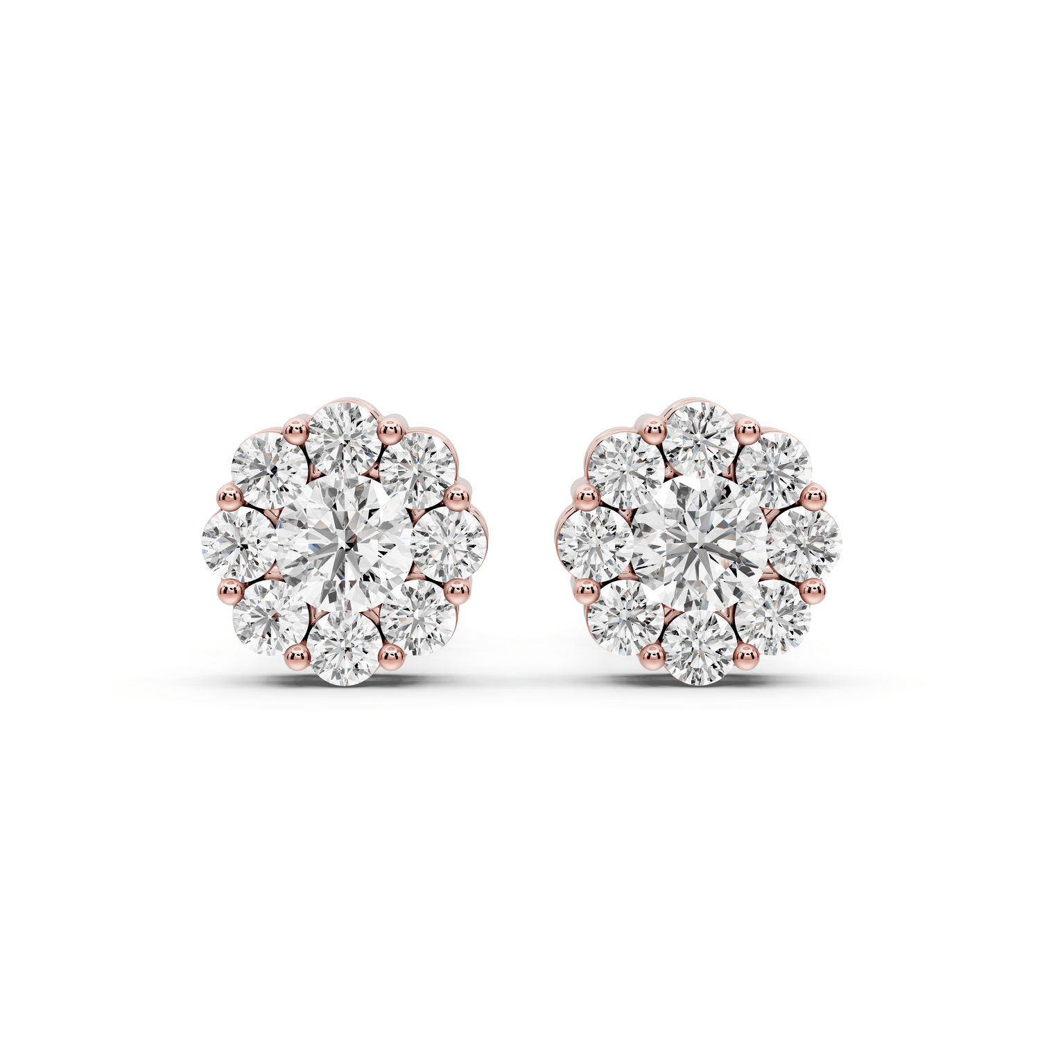 Iris Earrings Rose Gold - Mr. Alex Jewelry