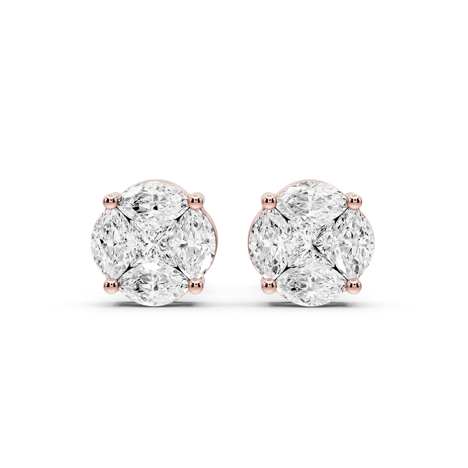 Isla Earrings Rose Gold - Mr. Alex Jewelry