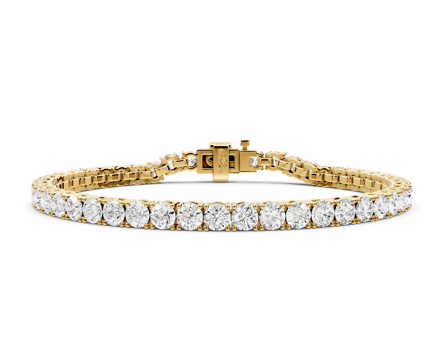 Lena Diamond Tennis Bracelet (4mm) – 14K Yellow Gold - Mr. Alex Jewelry