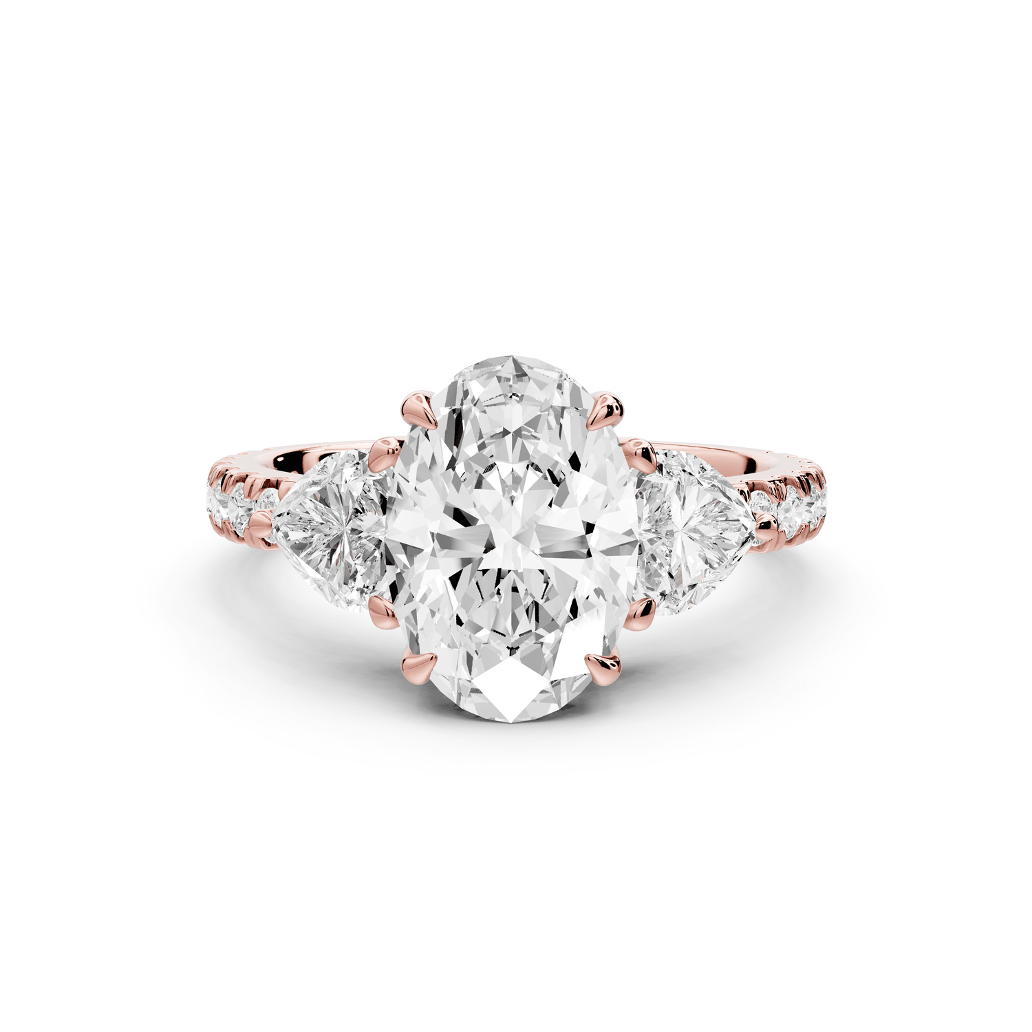 Lily - 2ct Engagement Ring 18k rose gold - Mr. Alex Jewelry