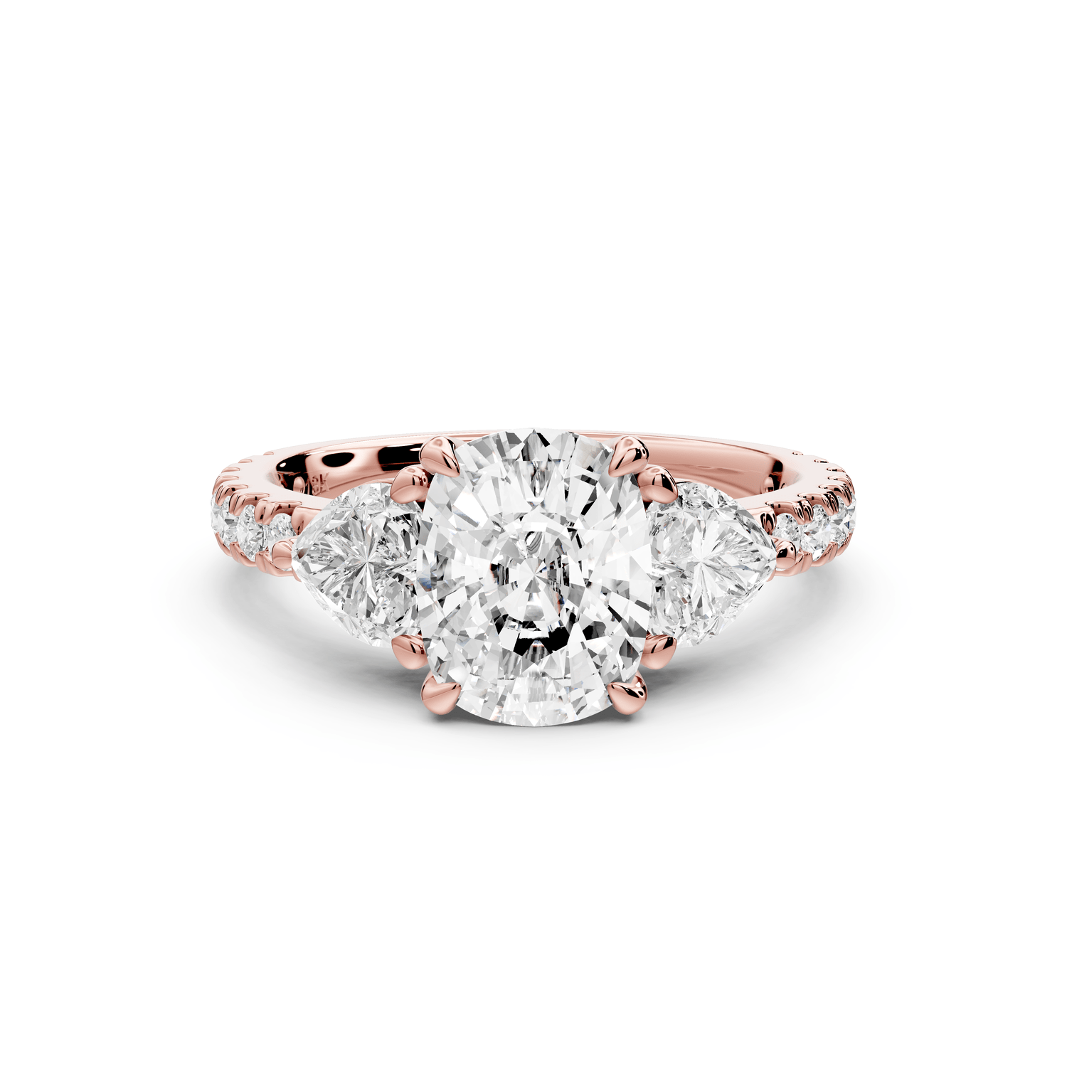 Lily - 2ct Engagement Ring 18k rose gold - Mr. Alex Jewelry