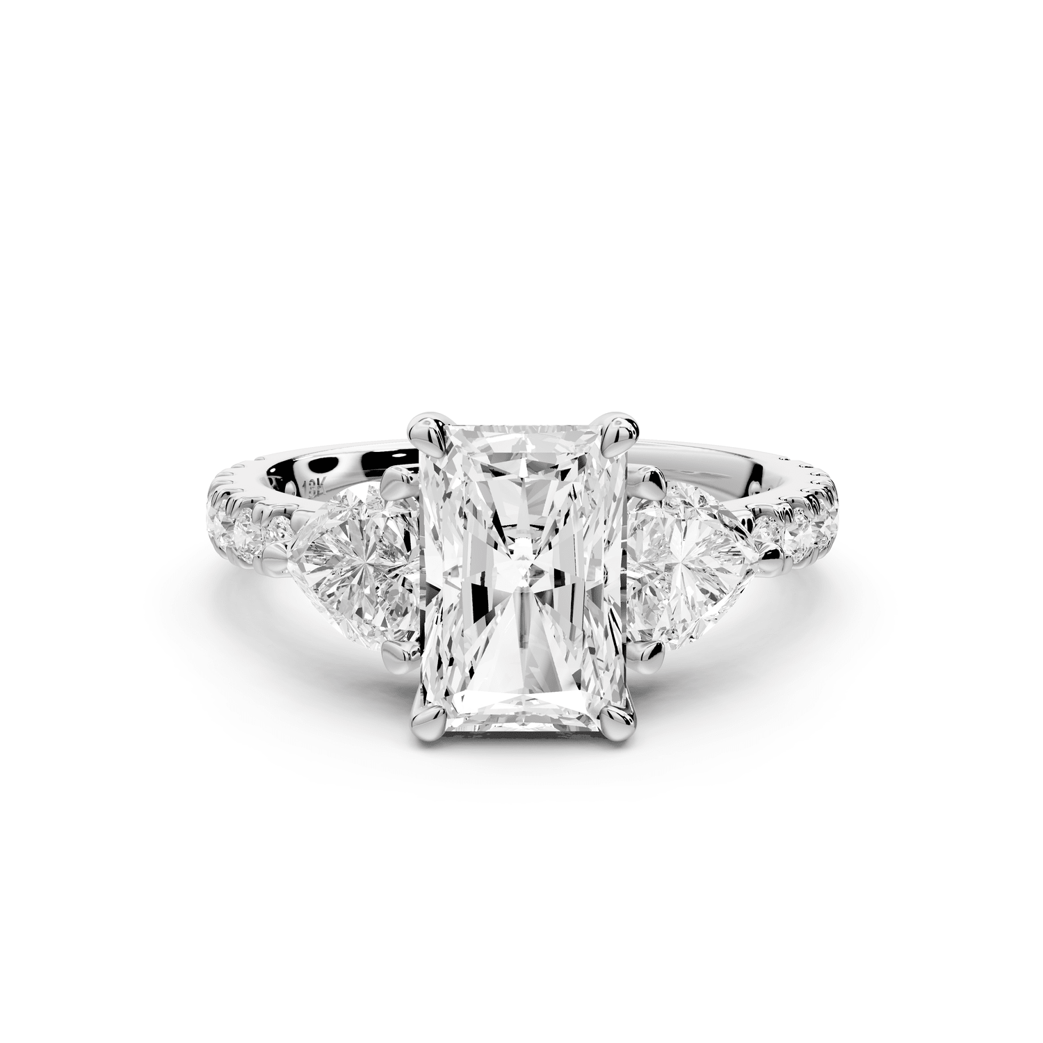 Lily - 2ct Engagement Ring 18k white gold - Mr. Alex Jewelry