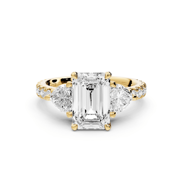 Lily - 2ct Engagement Ring 18k yellow gold - Mr. Alex Jewelry