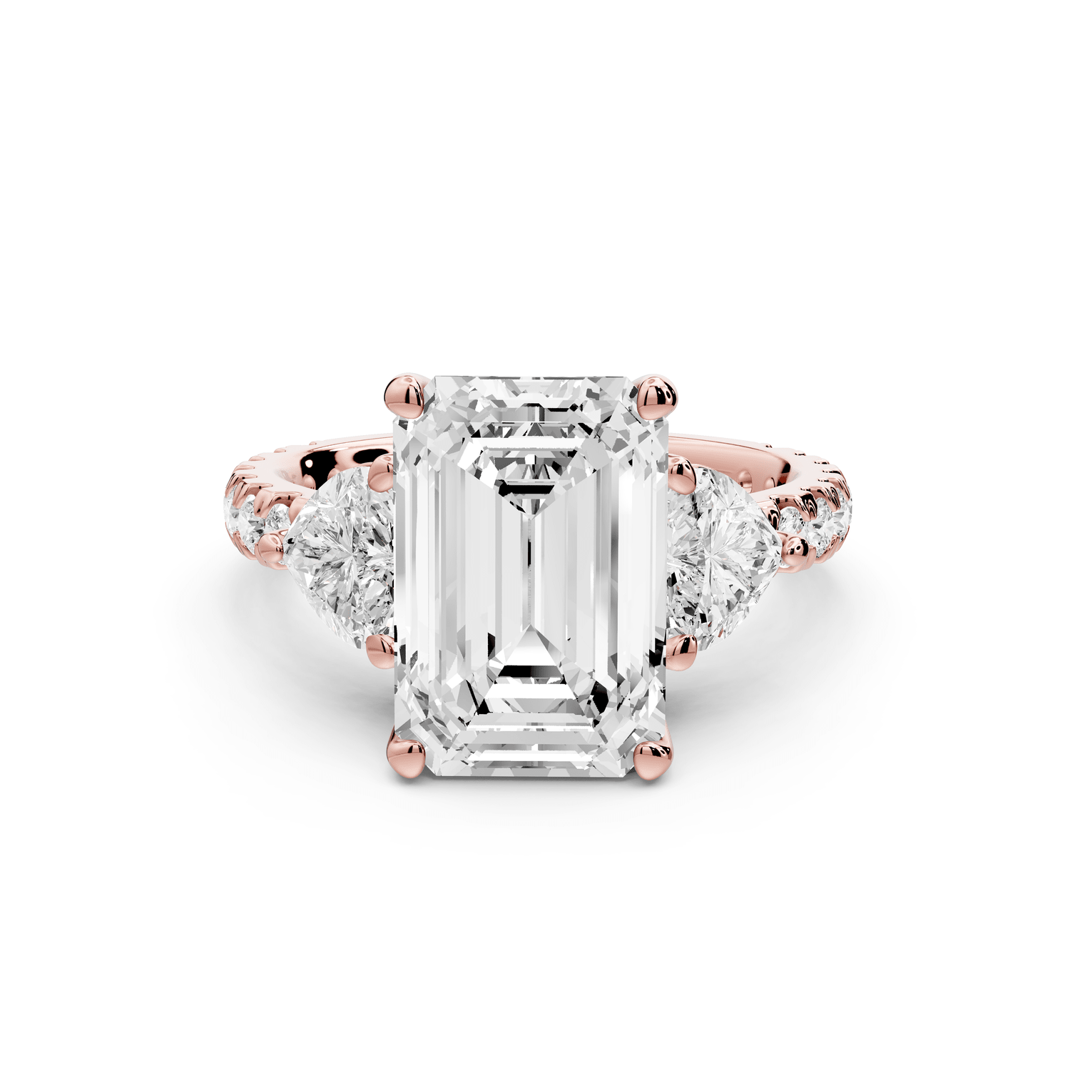 Lily - 3ct Engagement Ring 18k rose gold - Mr. Alex Jewelry