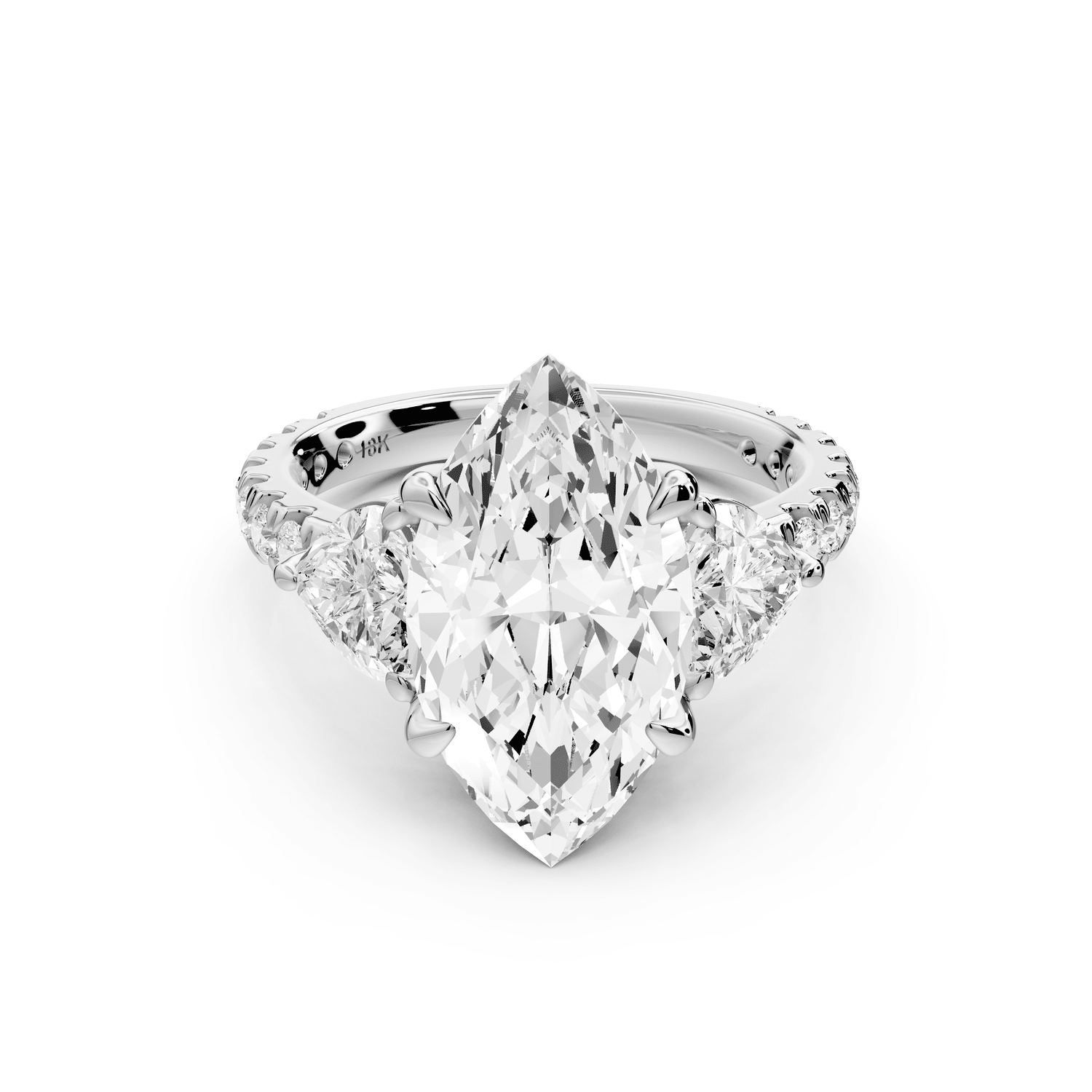 Lily - 4ct Engagement Ring platinum - Mr. Alex Jewelry