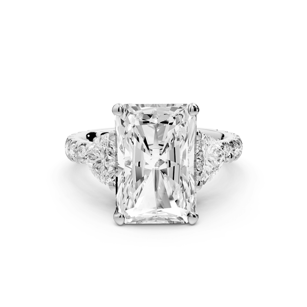 Lily - 5ct Engagement Ring 14k white gold - Mr. Alex Jewelry
