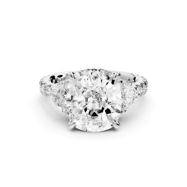 Lily - 5ct Engagement Ring 14k white gold - Mr. Alex Jewelry