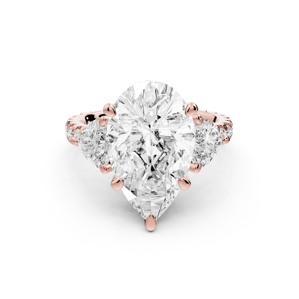 Lily - 5ct Engagement Ring 18k rose gold - Mr. Alex Jewelry