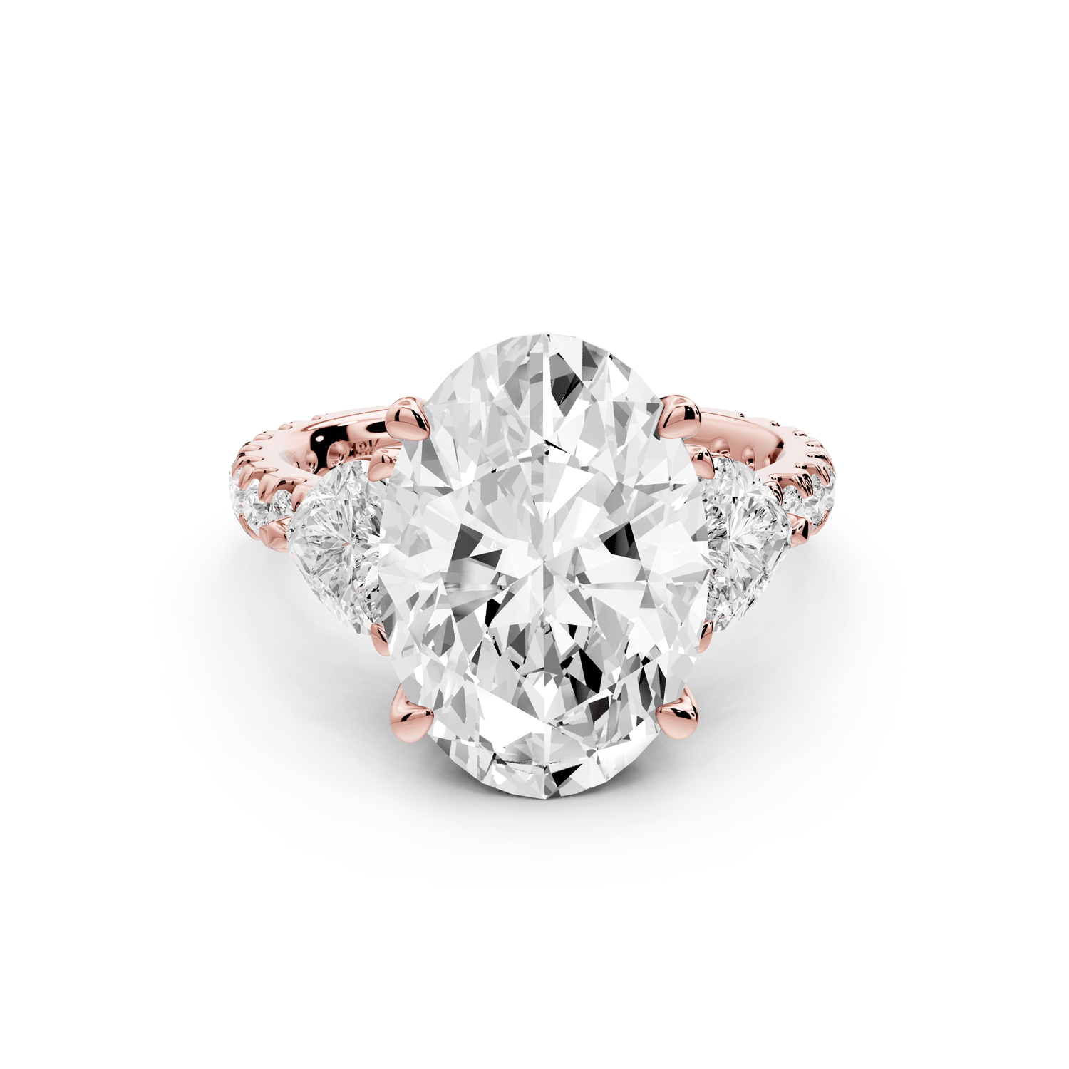 Lily - 5ct Engagement Ring 18k rose gold - Mr. Alex Jewelry