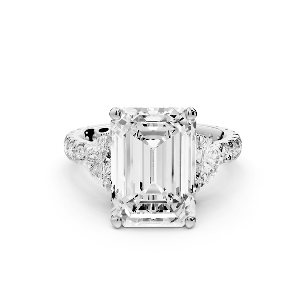 Lily - 5ct Engagement Ring 18k white gold - Mr. Alex Jewelry
