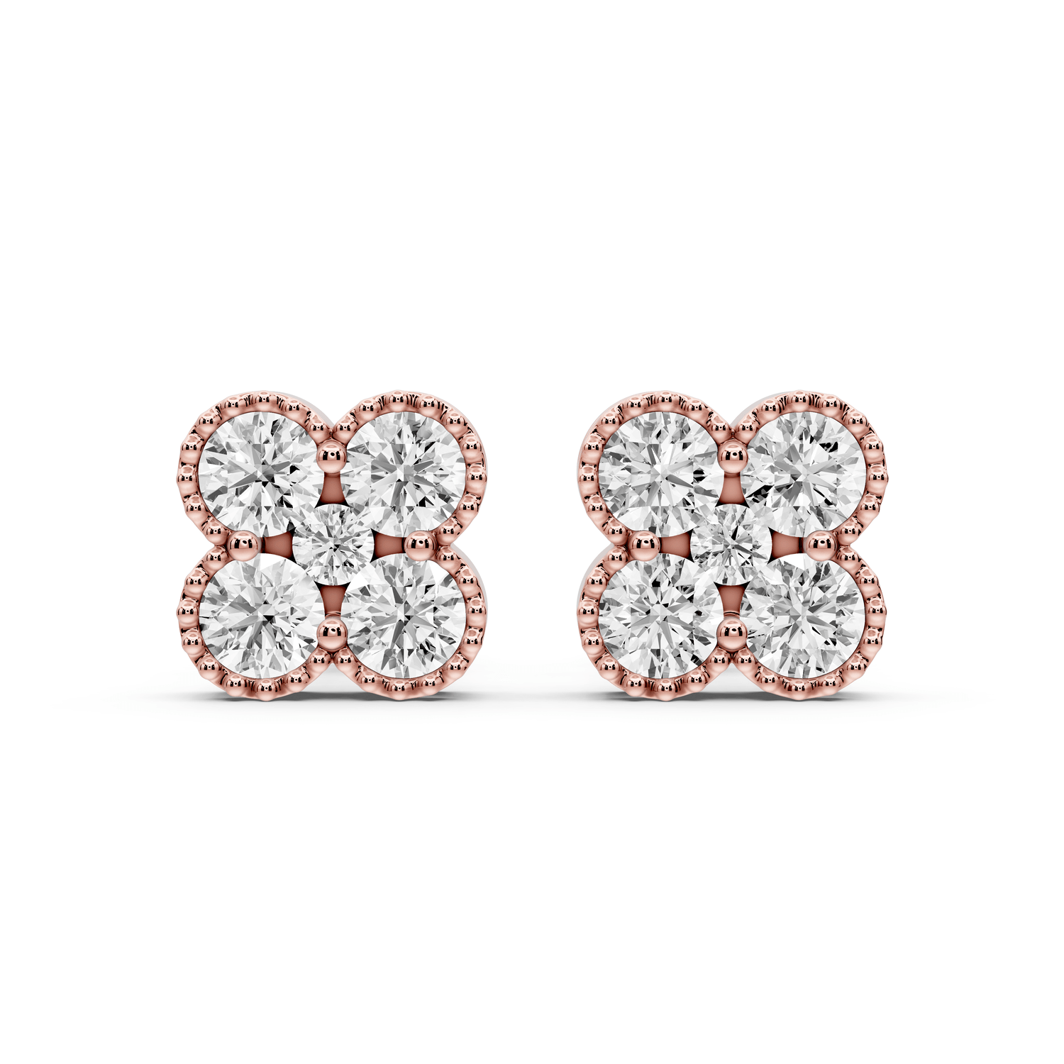 Mia Earrings Rose Gold - Mr. Alex Jewelry