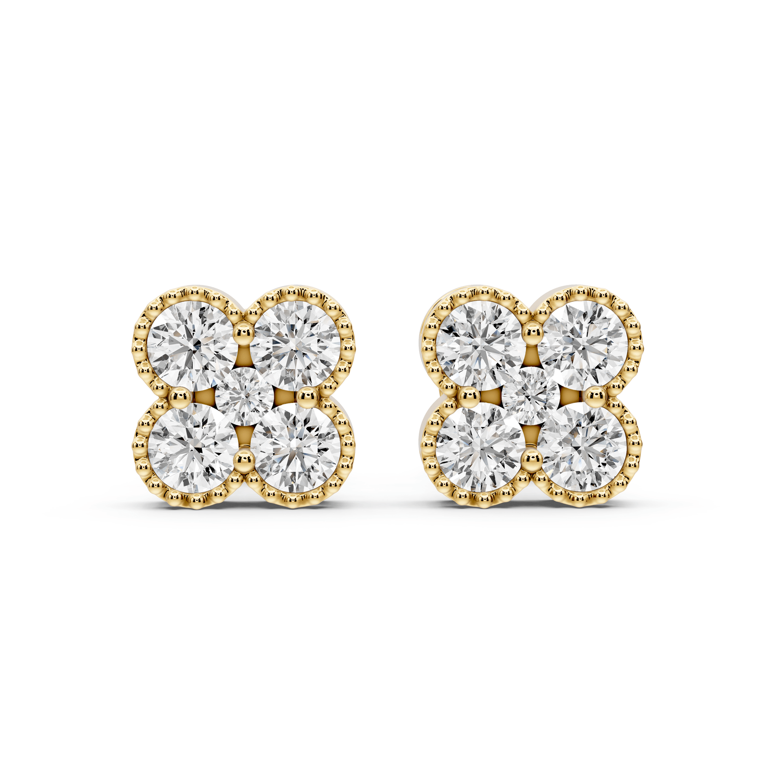 Mia Earrings Yellow Gold - Mr. Alex Jewelry