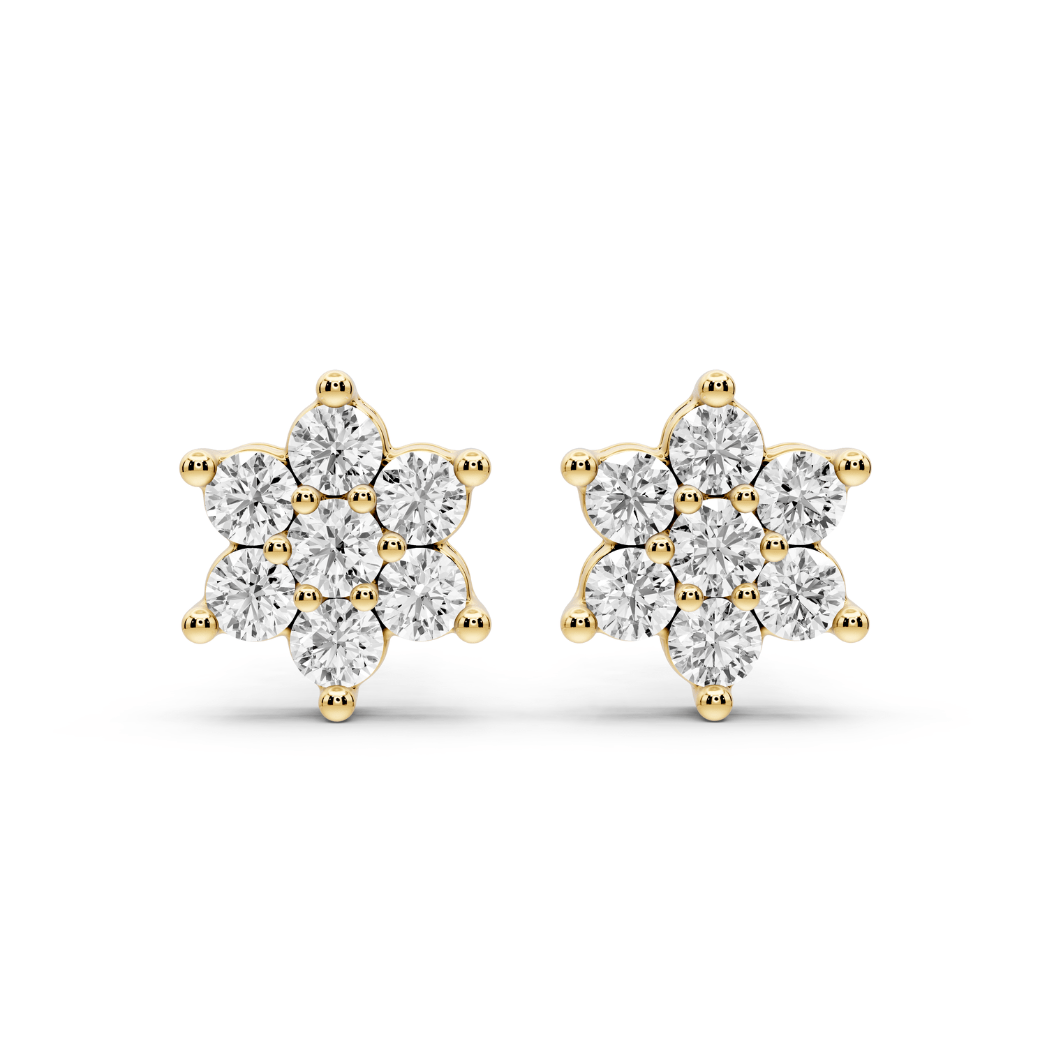 Nina Earrings Yellow Gold - Mr. Alex Jewelry
