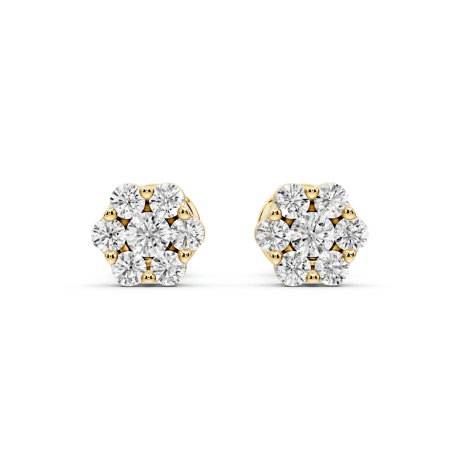 Quinn Earrings Yellow Gold - Mr. Alex Jewelry