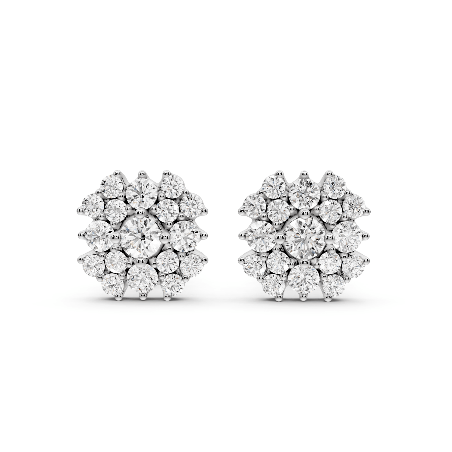 Reese Earrings White Gold - Mr. Alex Jewelry