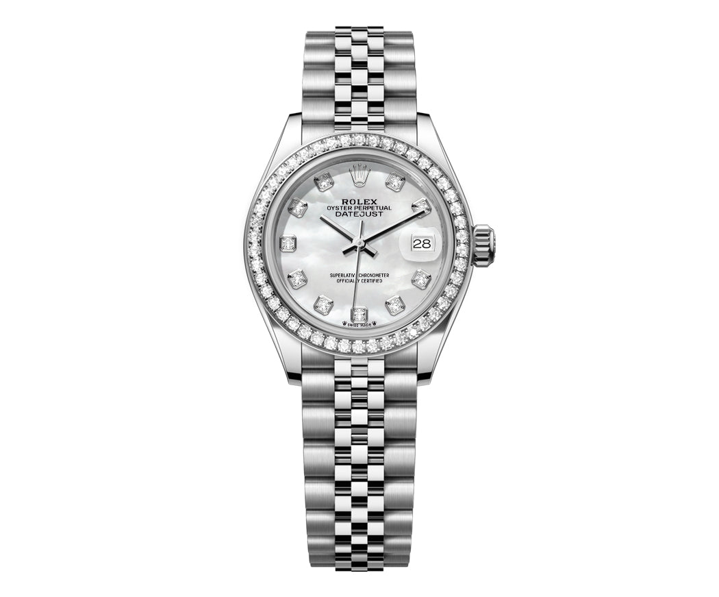 Rolex DateJust 26mm Pearl Dial - Diamond Bezel 1.50ct - Mr. Alex Jewelry