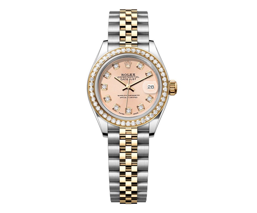 Rolex DateJust 26mm Salmon Dial-Diamond Bezel 1.50ct - Mr. Alex Jewelry