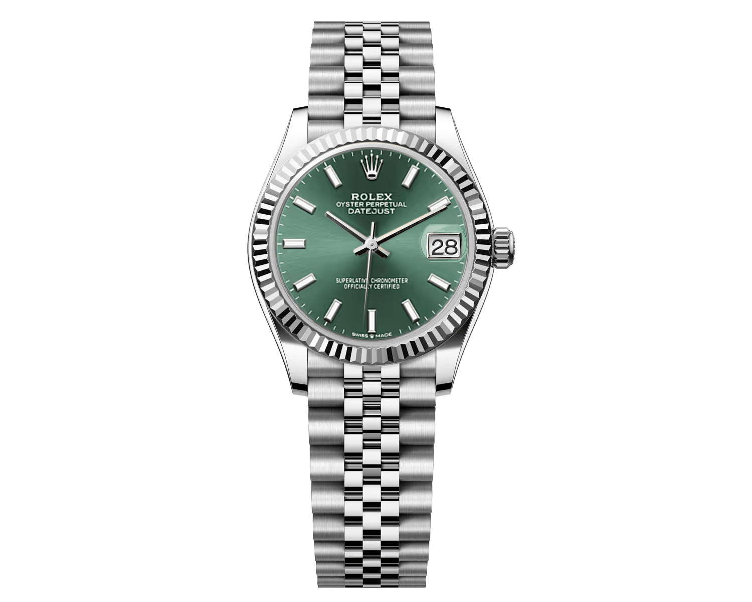 Rolex DateJust 31mm Jubilee - Green Dial Ref:68274 - Mr. Alex Jewelry