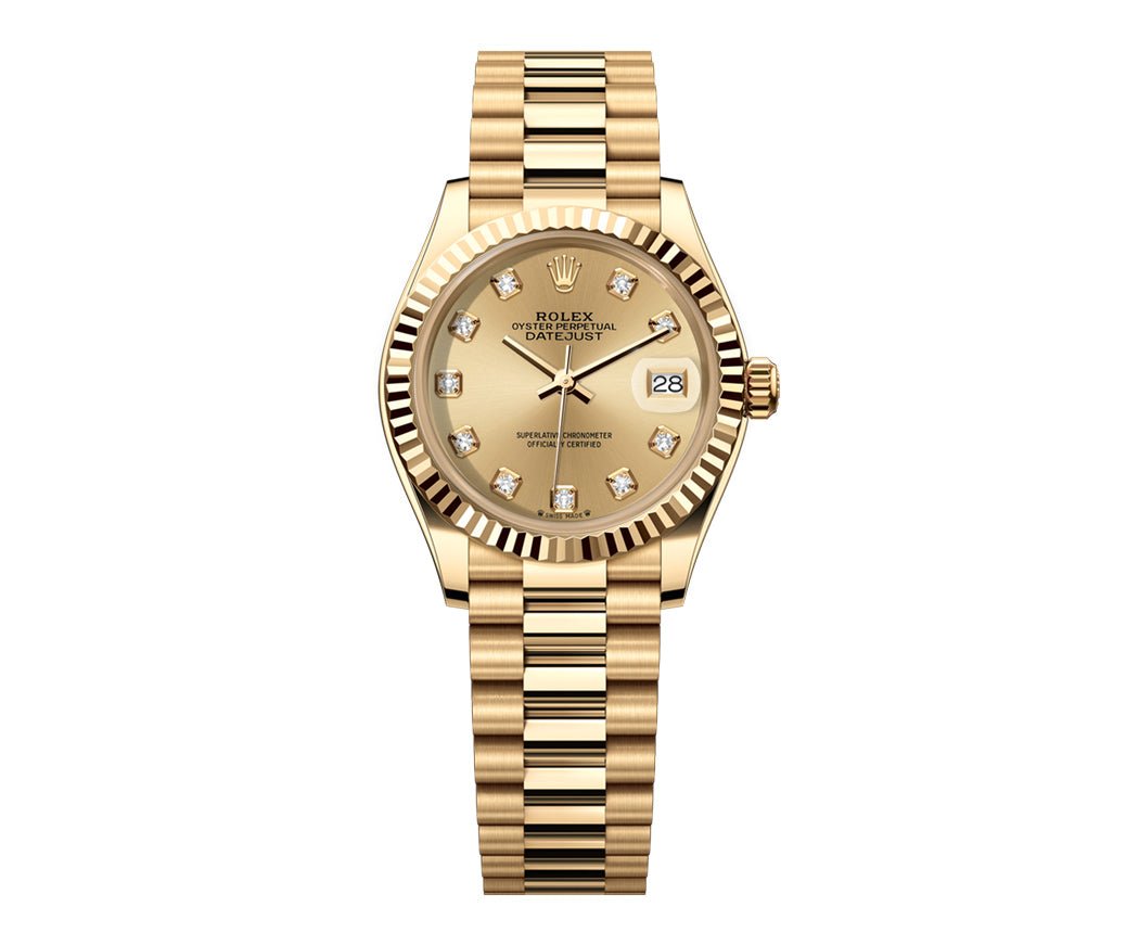 Rolex Datejust 31mm President - Champage Gem Dial - Mr. Alex Jewelry