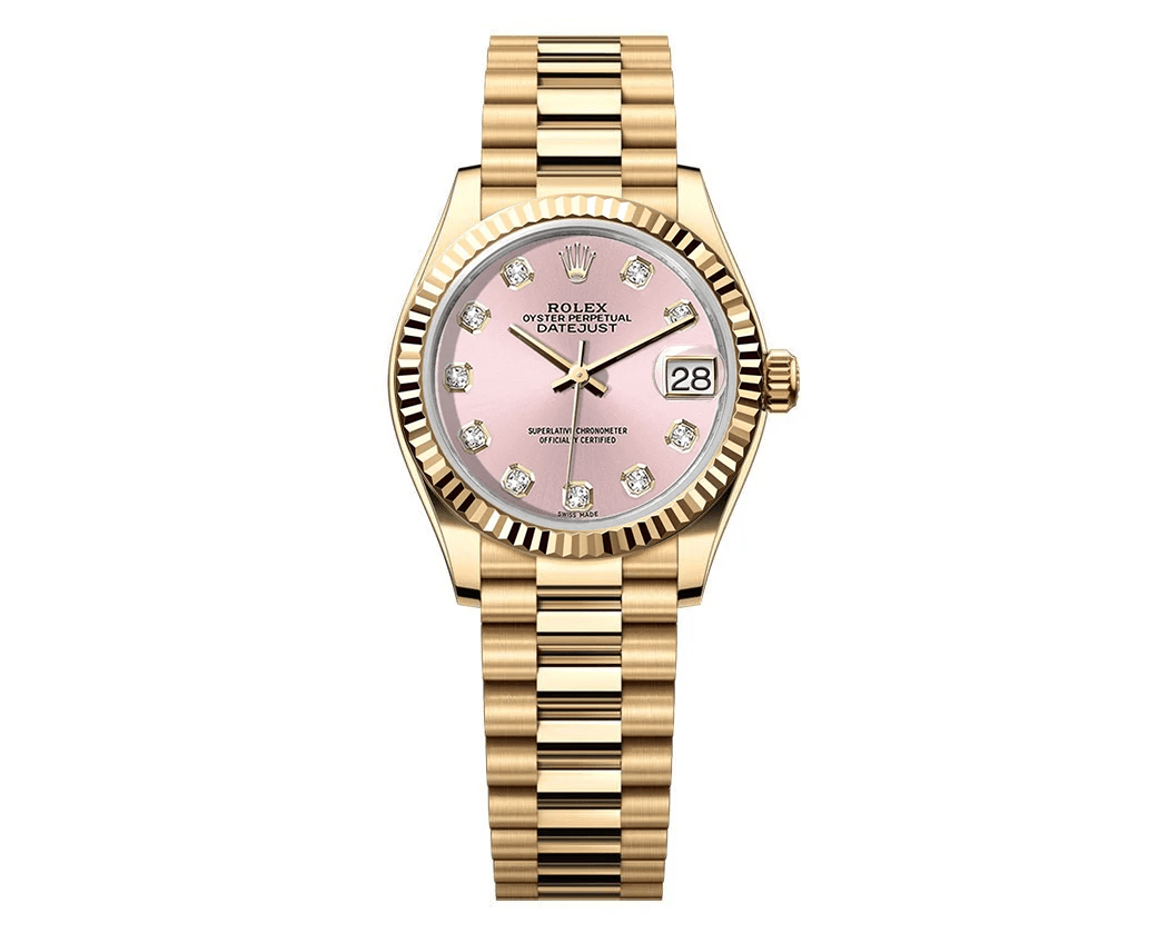 Rolex Datejust 31mm President - Pink Gem Dial - Mr. Alex Jewelry