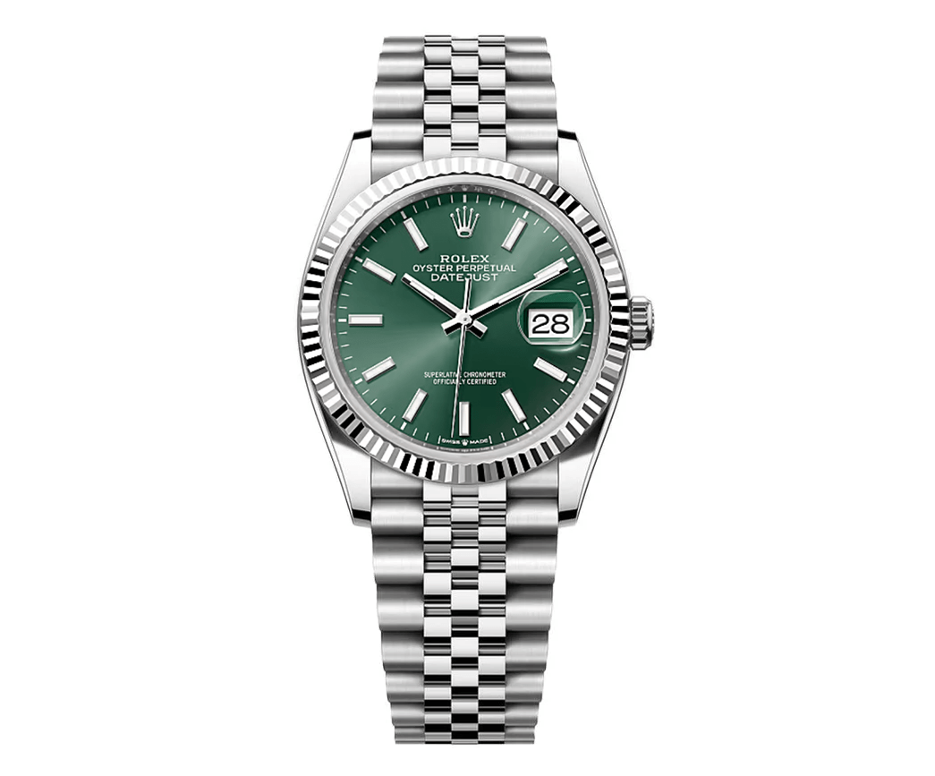 Rolex DateJust 36mm Green Dial - 16014 - Mr. Alex Jewelry
