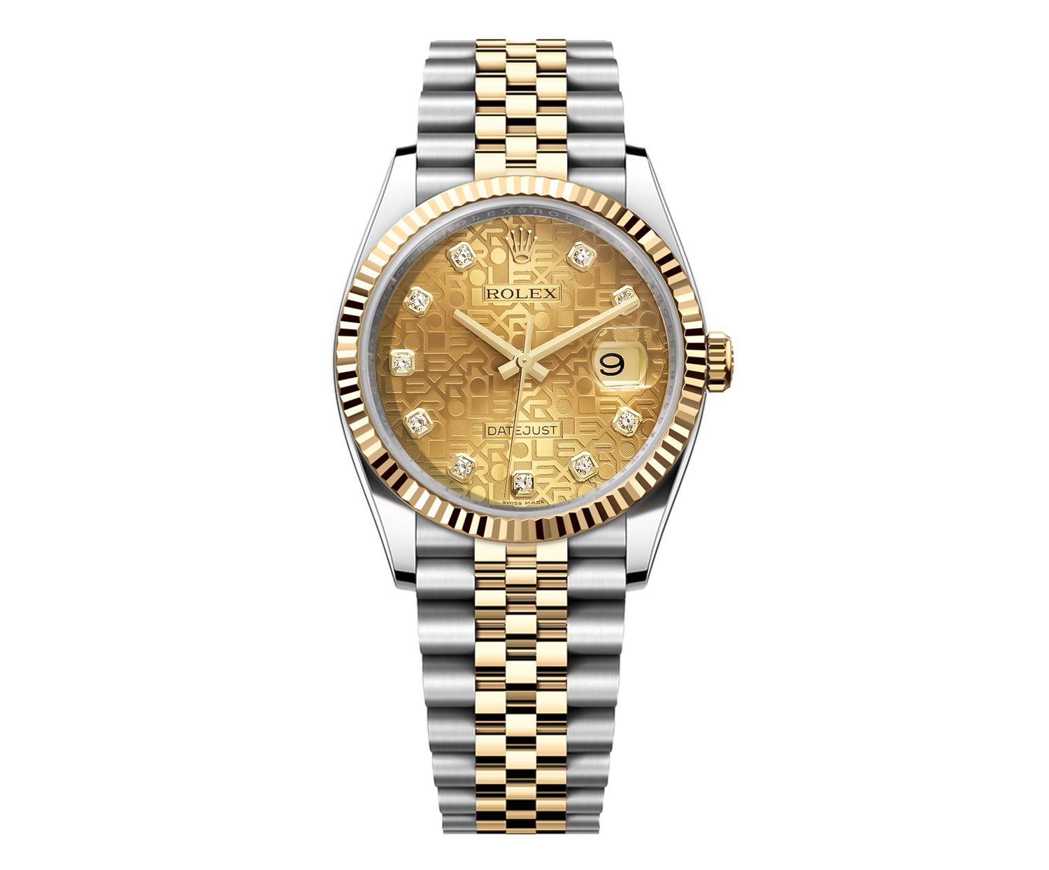 Rolex Datejust 36mm Two Tone Factory Champagne dial 116233 - Mr. Alex Jewelry