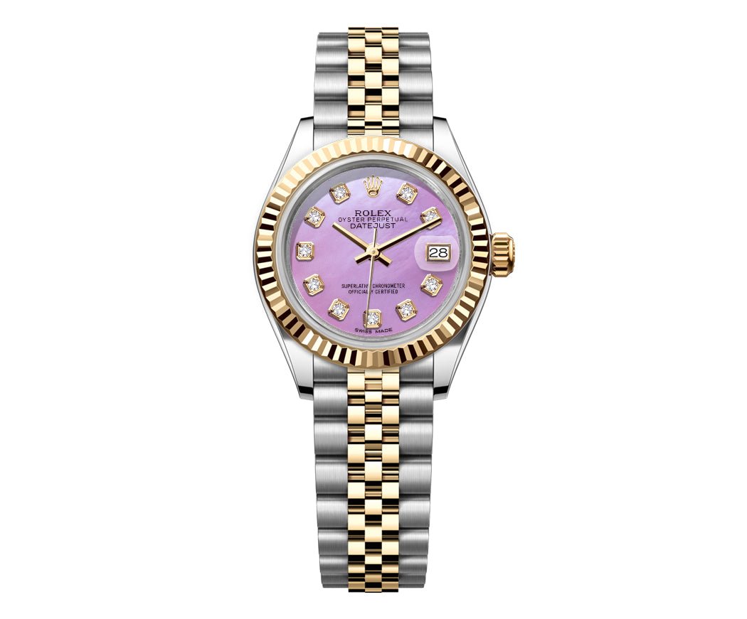 Rolex Datejust Jubilee – TwoTone 26mm - Mop Purple Gem Dial - Mr. Alex Jewelry