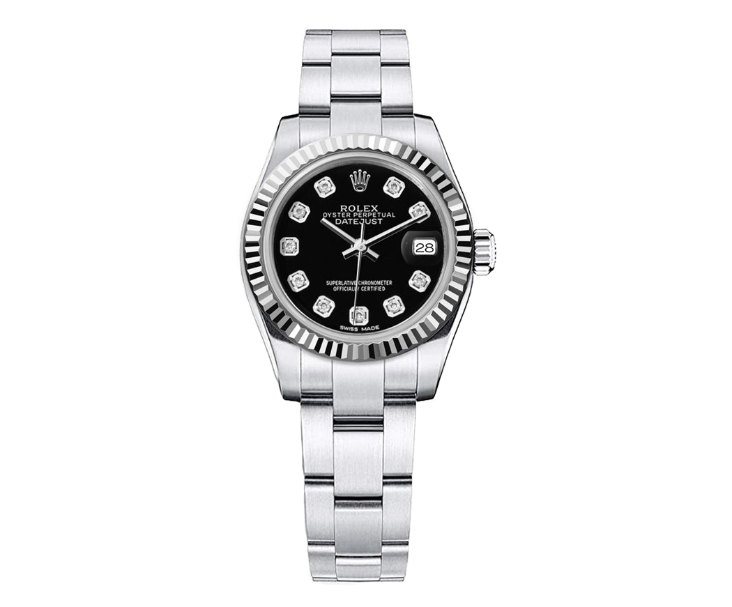 Rolex Datejust Oyster Stainless steel 26mm - Black Dial - Mr. Alex Jewelry