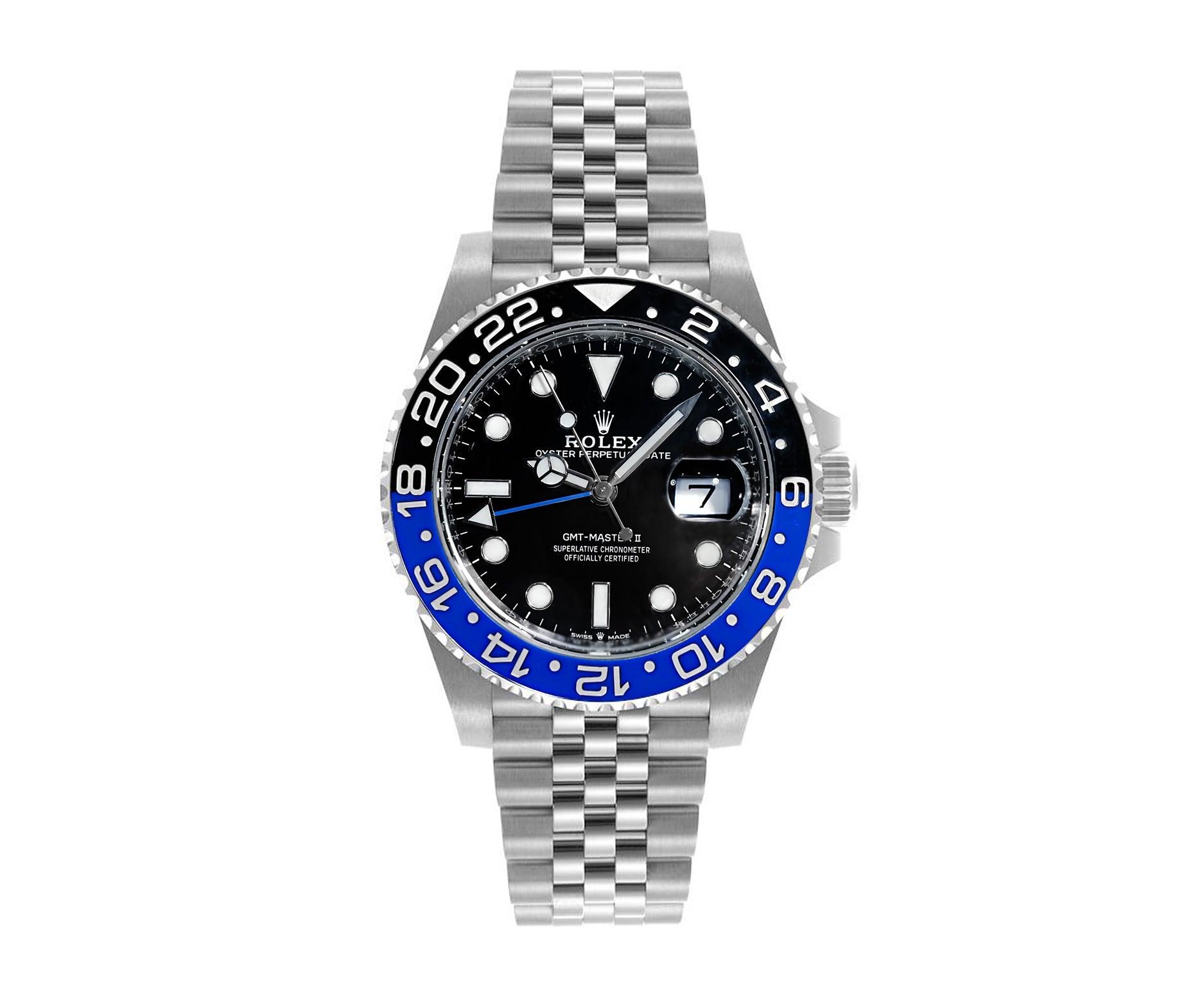 Rolex GMT - Master II Black Dial Stainless steel 40mm 126710BLNR - Mr. Alex Jewelry