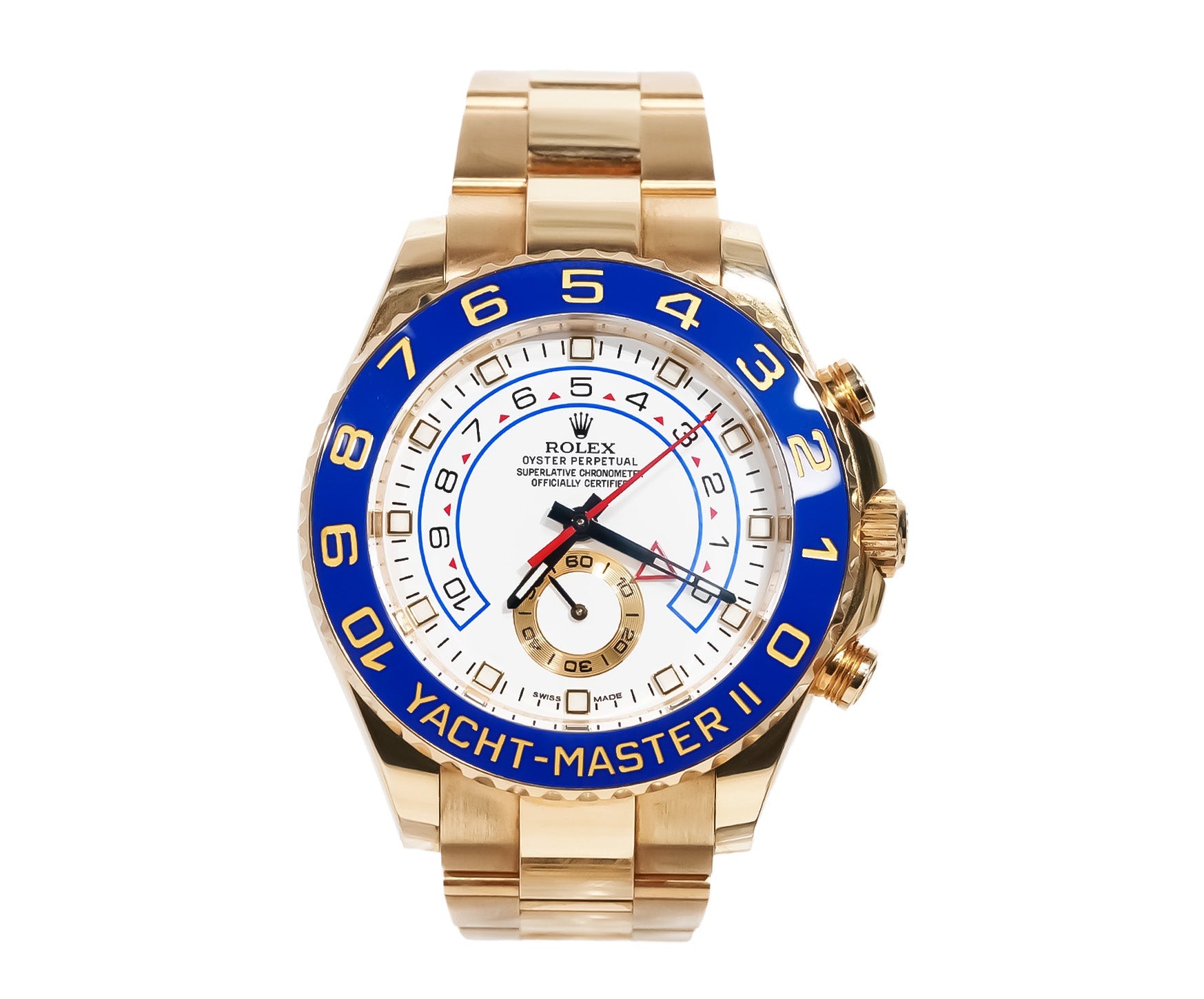 Rolex Yacht - Master II 44mm Yellow Gold White Dial Ref:116688 - Mr. Alex Jewelry